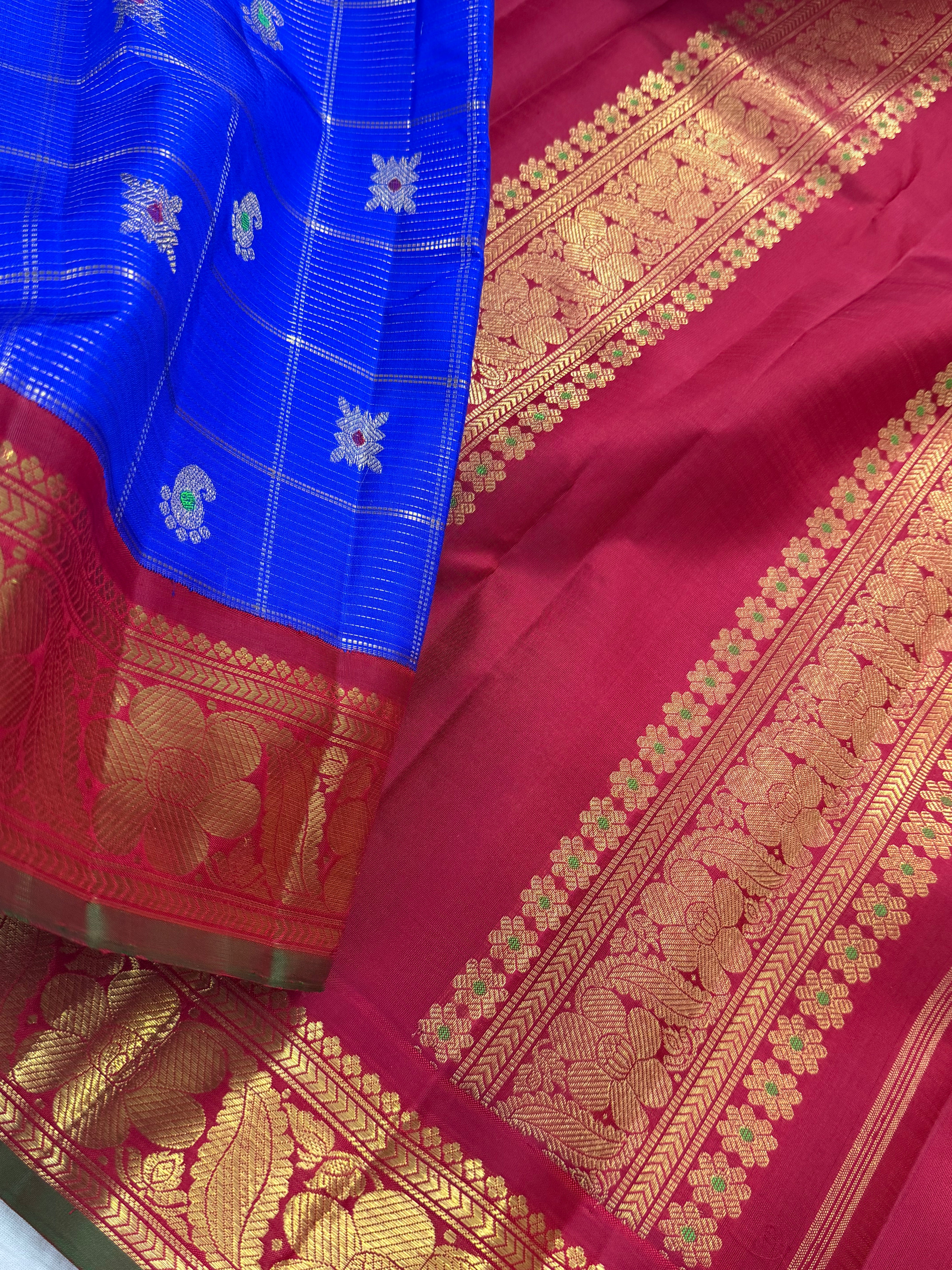 MYTHILI : Vintage Recreated Korvai Kanjivaram