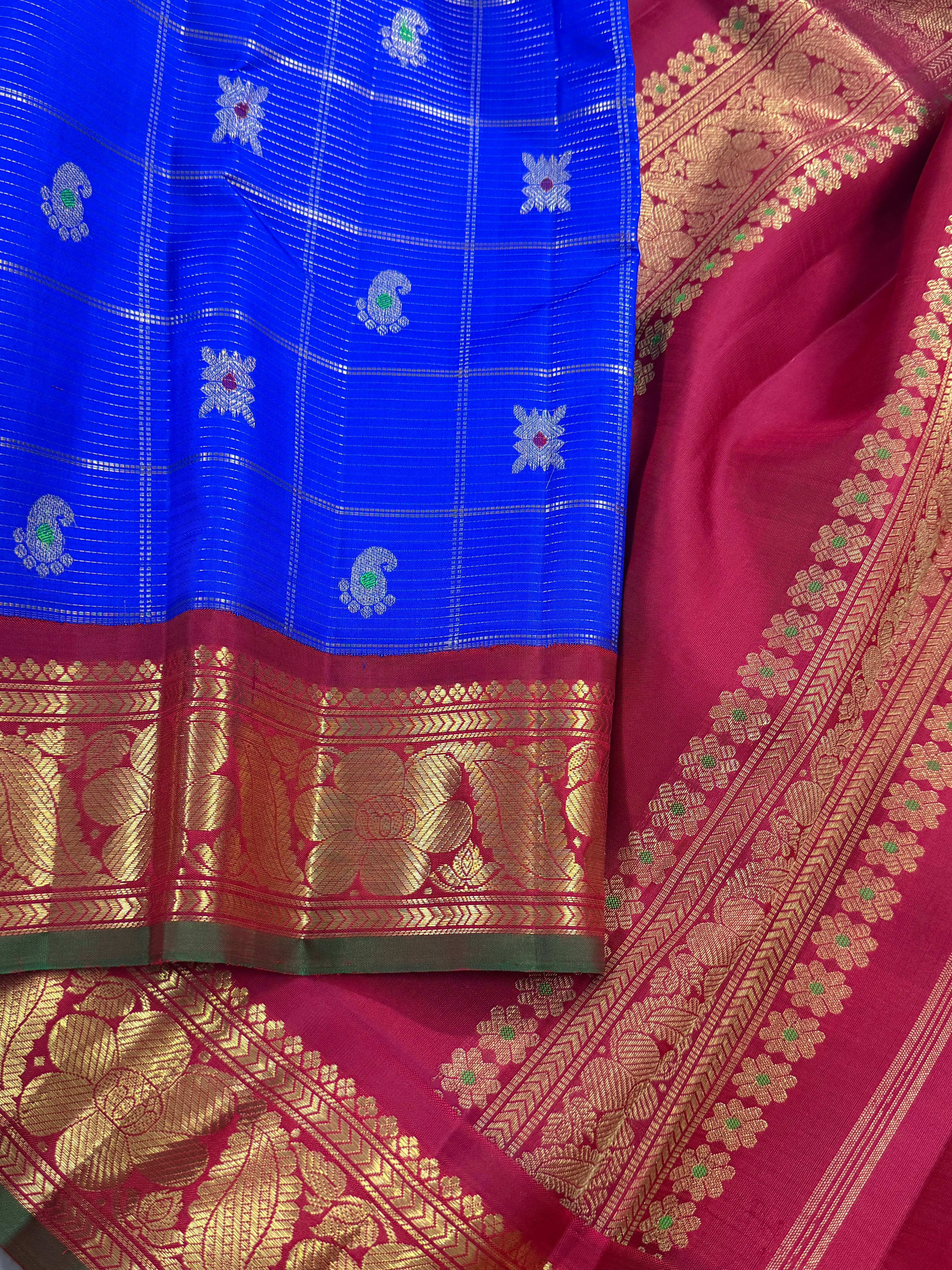 MYTHILI : Vintage Recreated Korvai Kanjivaram