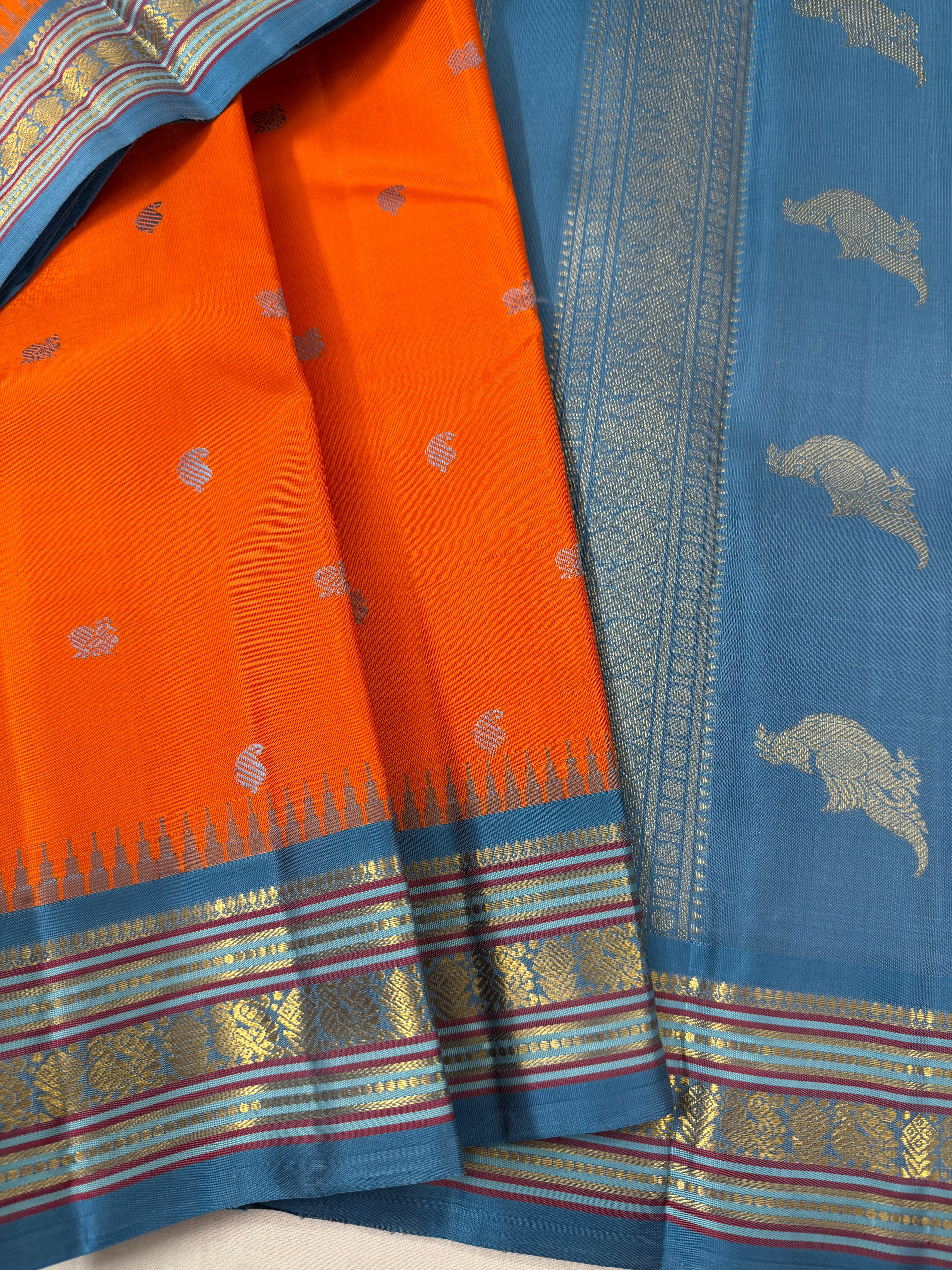 Maathey : Korvai Kanjivaram Silk