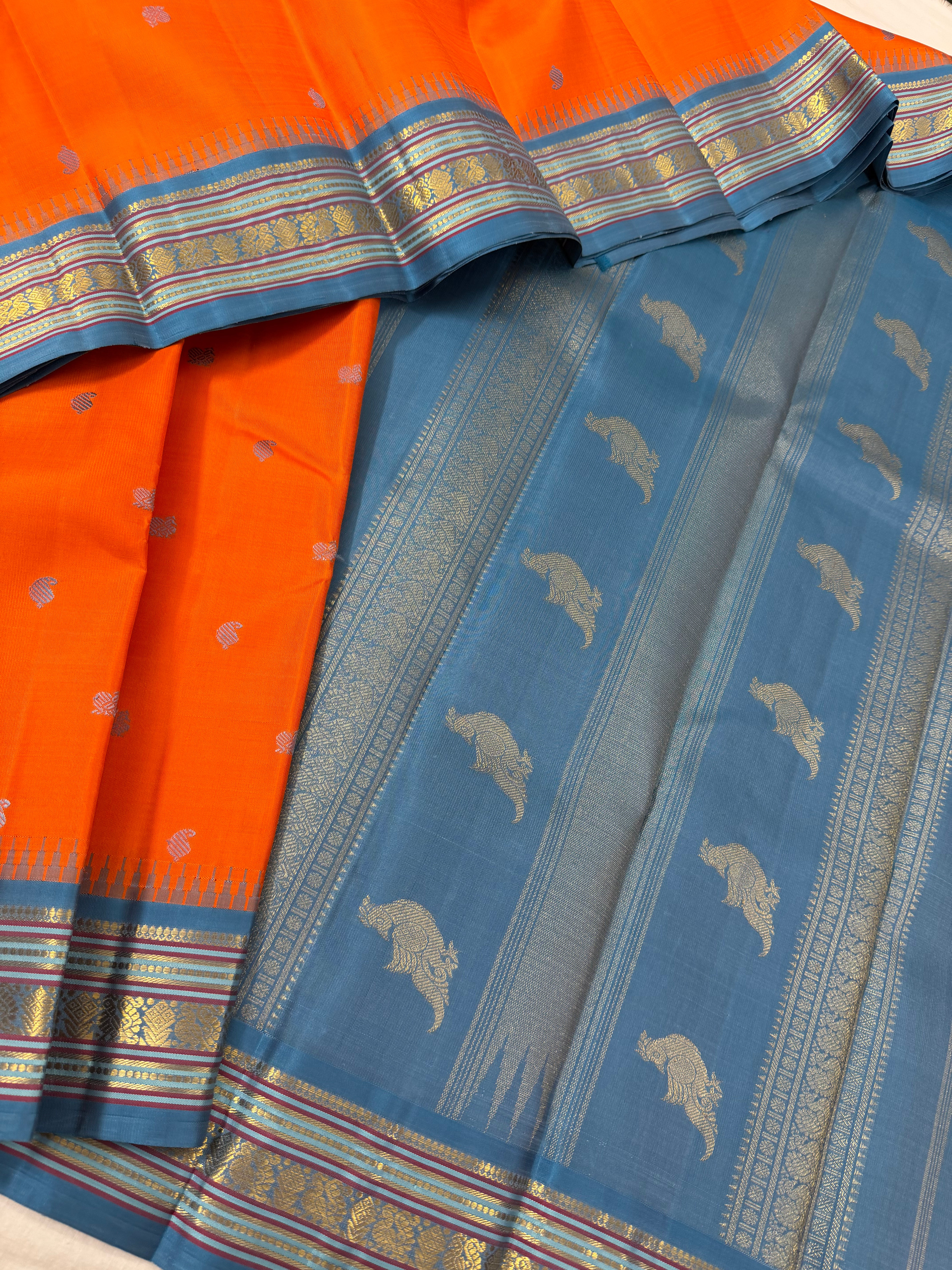 Maathey : Korvai Kanjivaram Silk