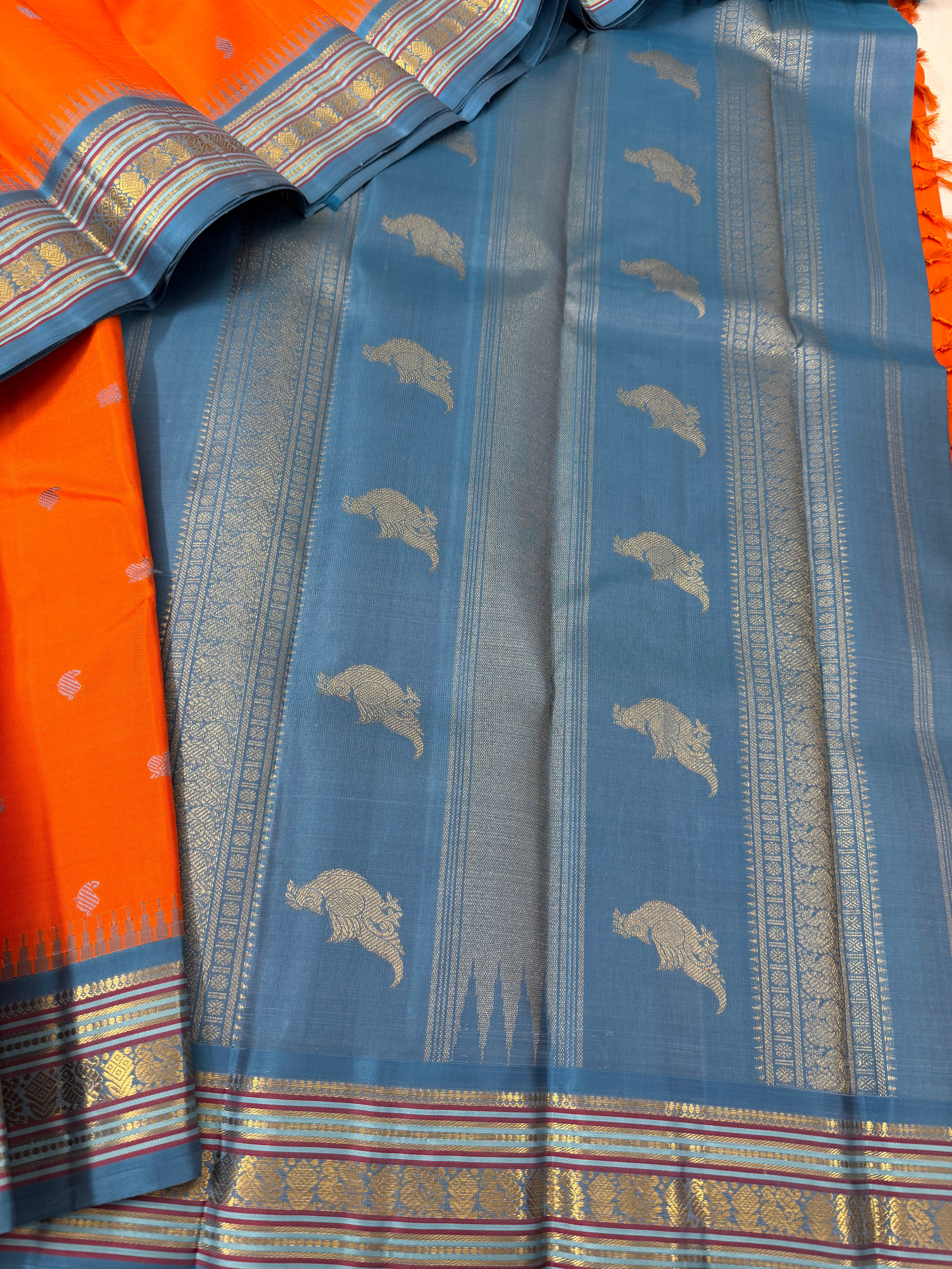 Maathey : Korvai Kanjivaram Silk