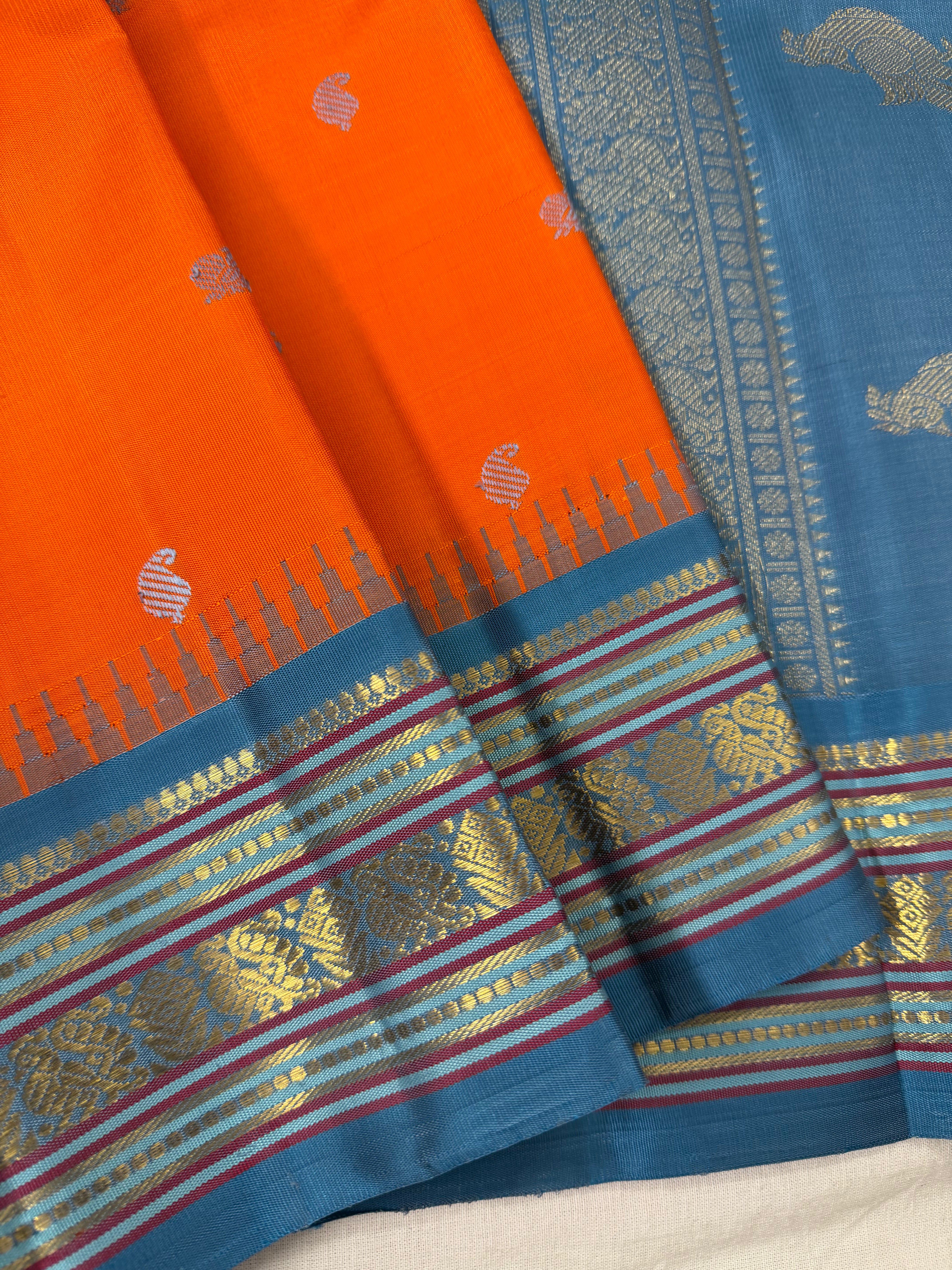 Maathey : Korvai Kanjivaram Silk