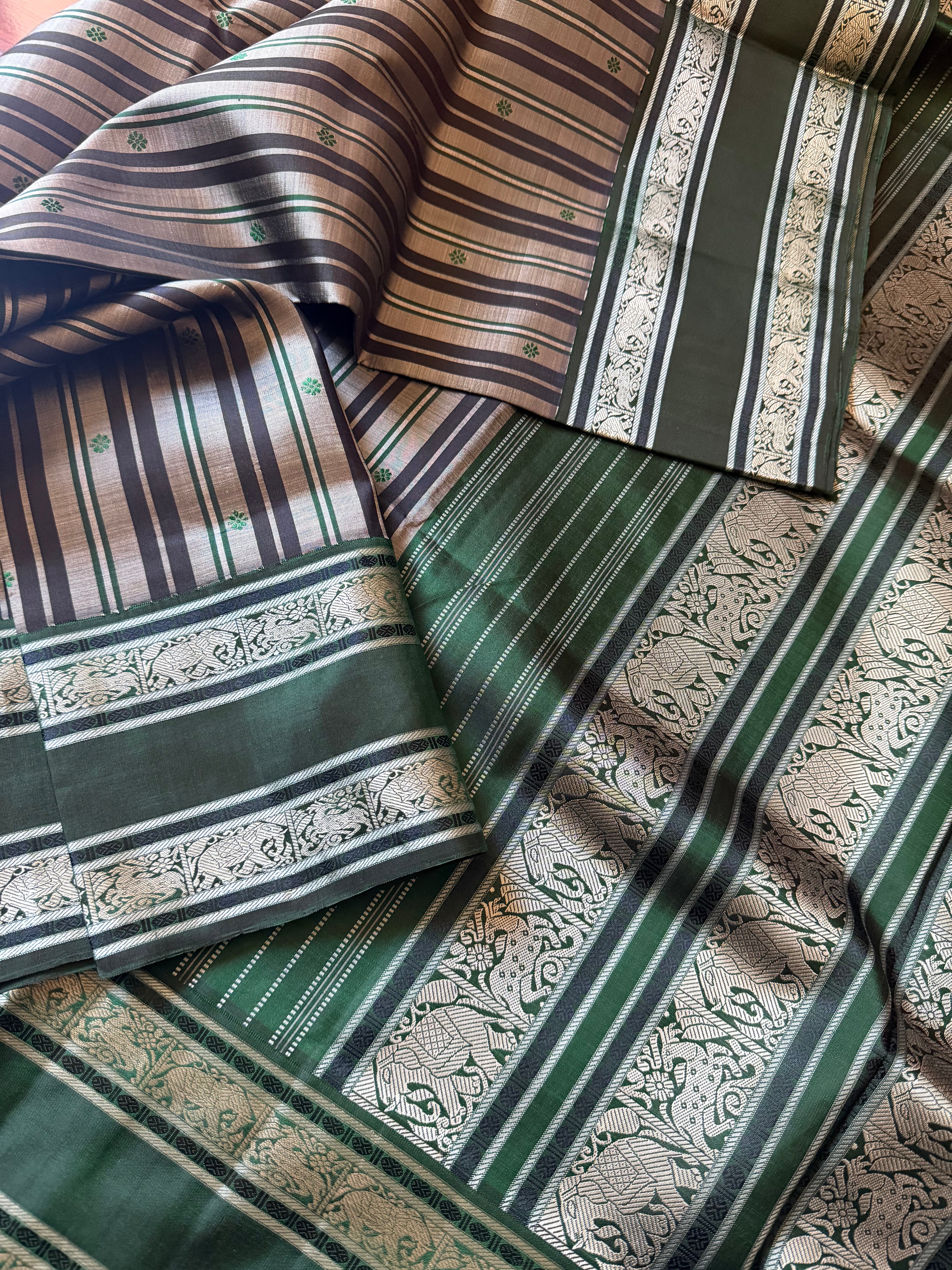 No Zari Kanji Silk: Vintage Recreation