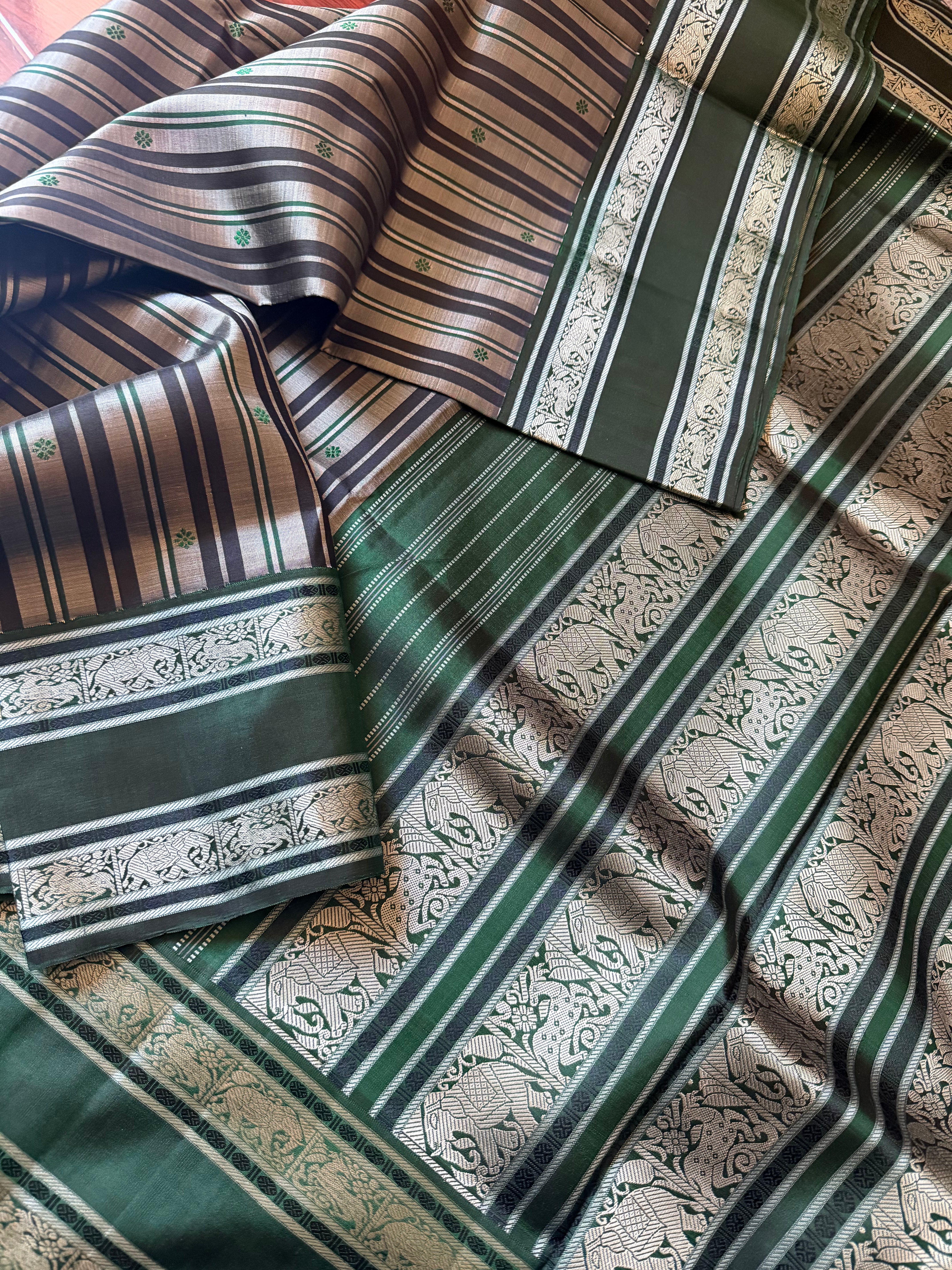 No Zari Kanji Silk: Vintage Recreation