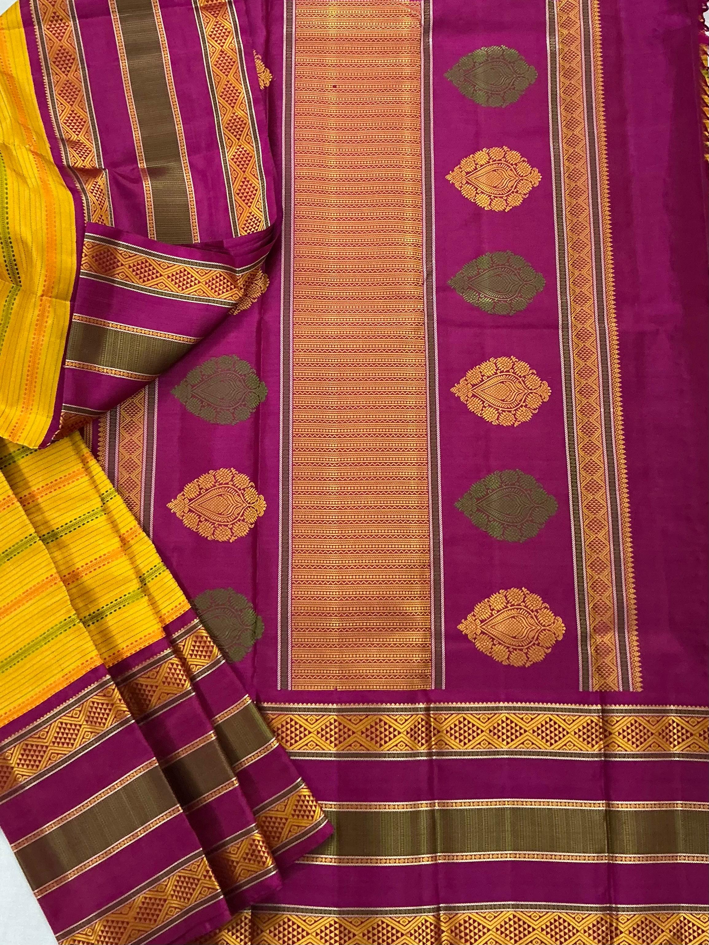 No Zari Korvai Kanjivaram Silk