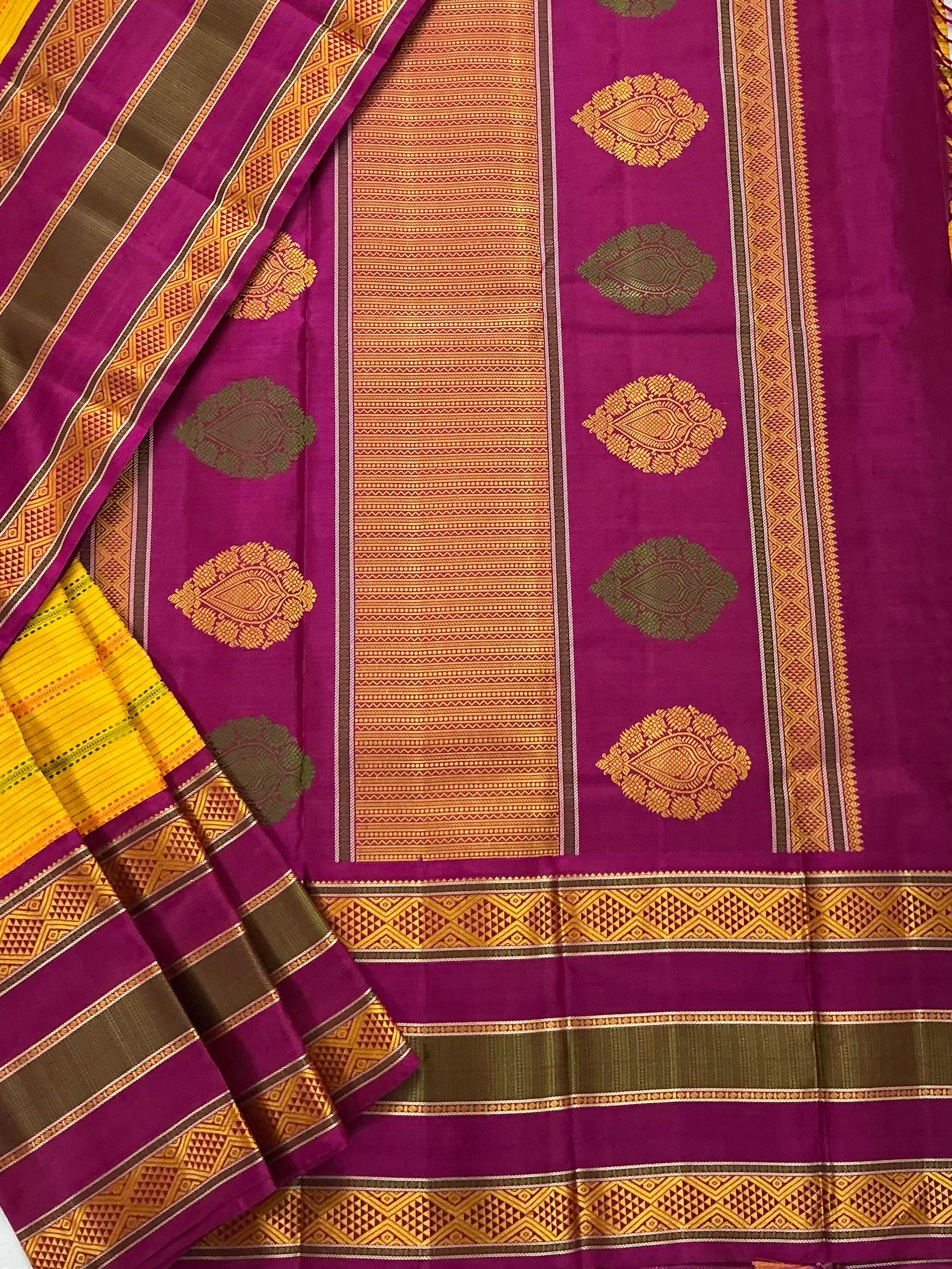 No Zari Korvai Kanjivaram Silk