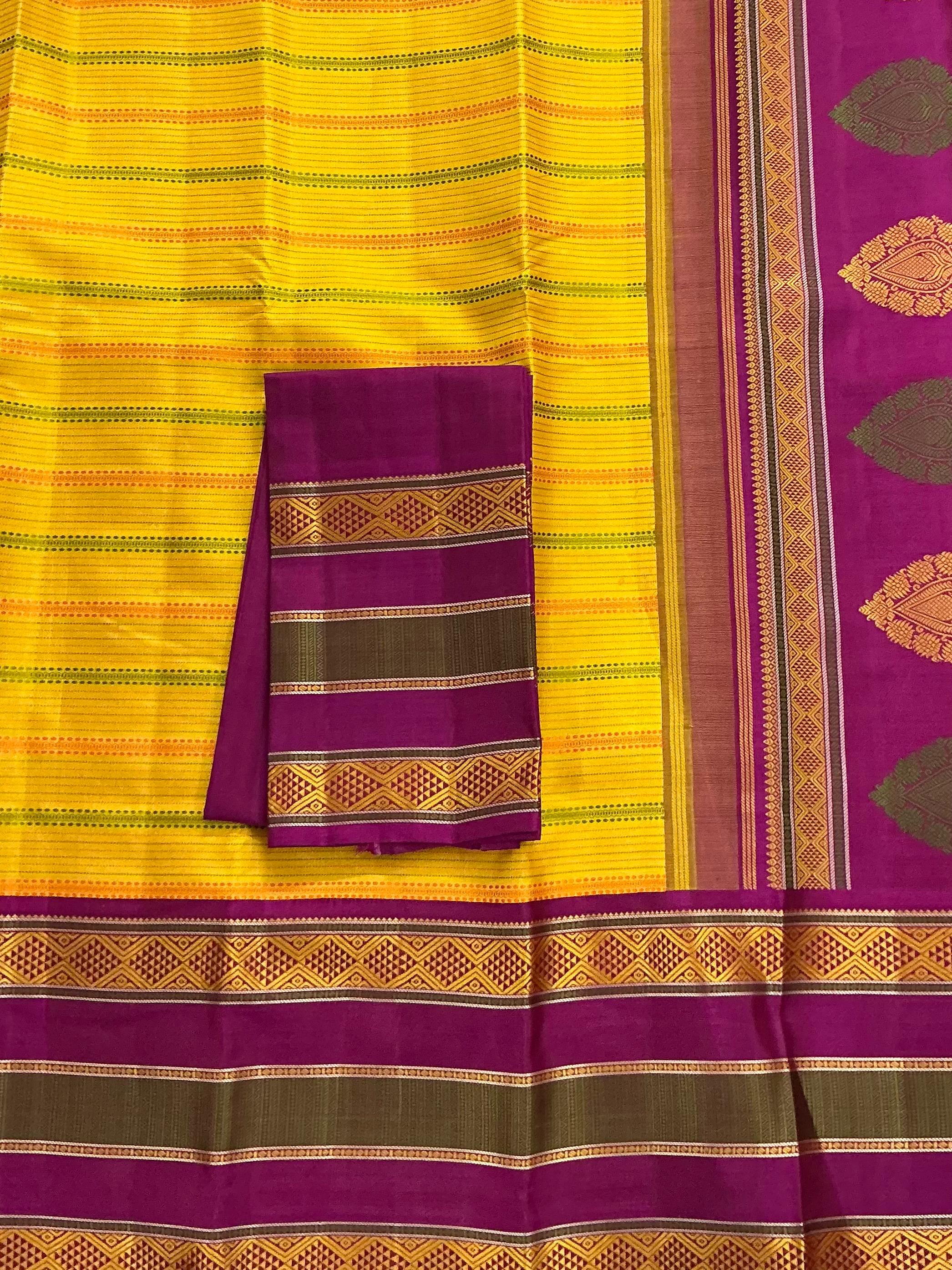 No Zari Korvai Kanjivaram Silk