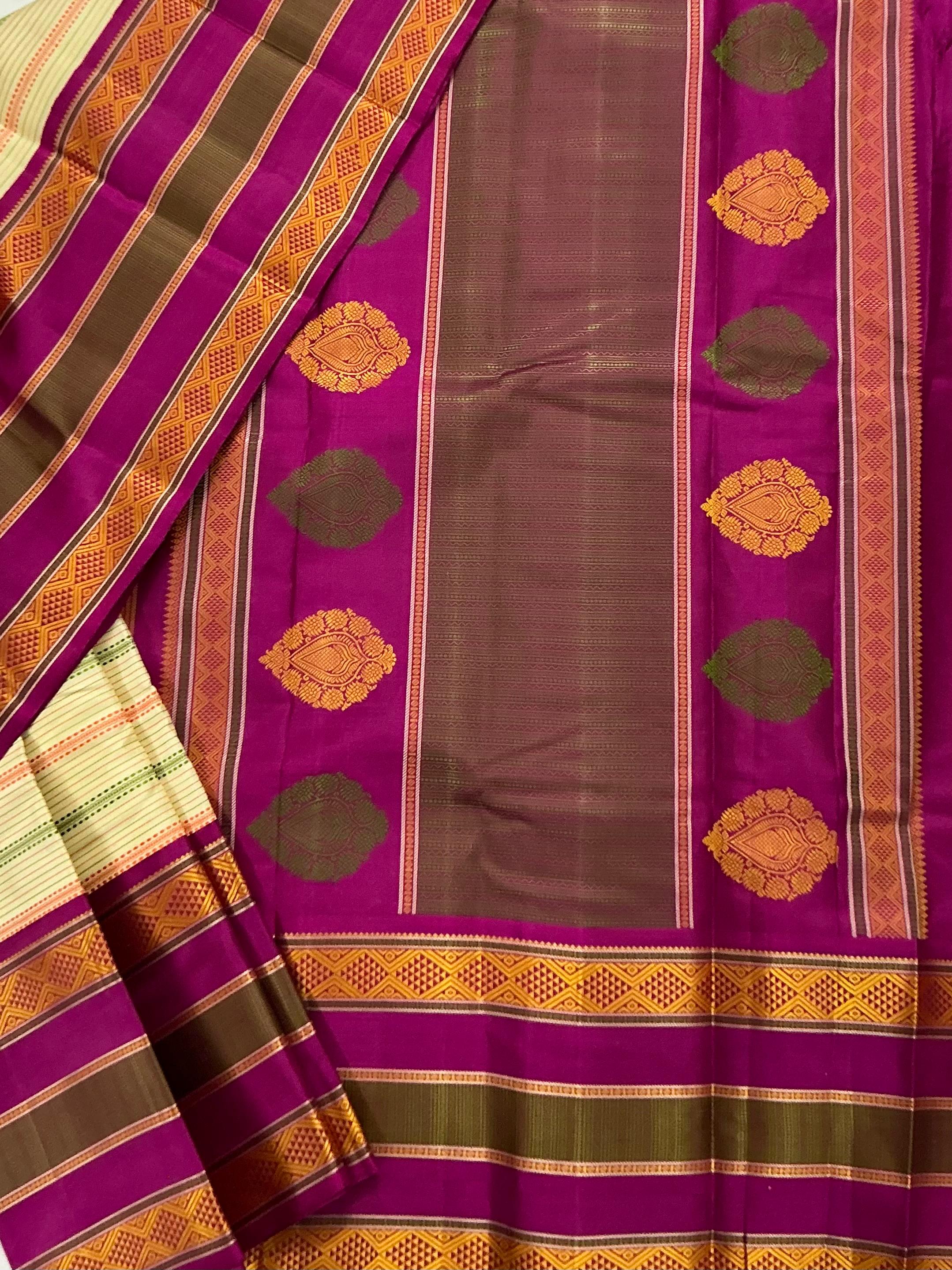 No Zari Korvai Kanjivaram Silk