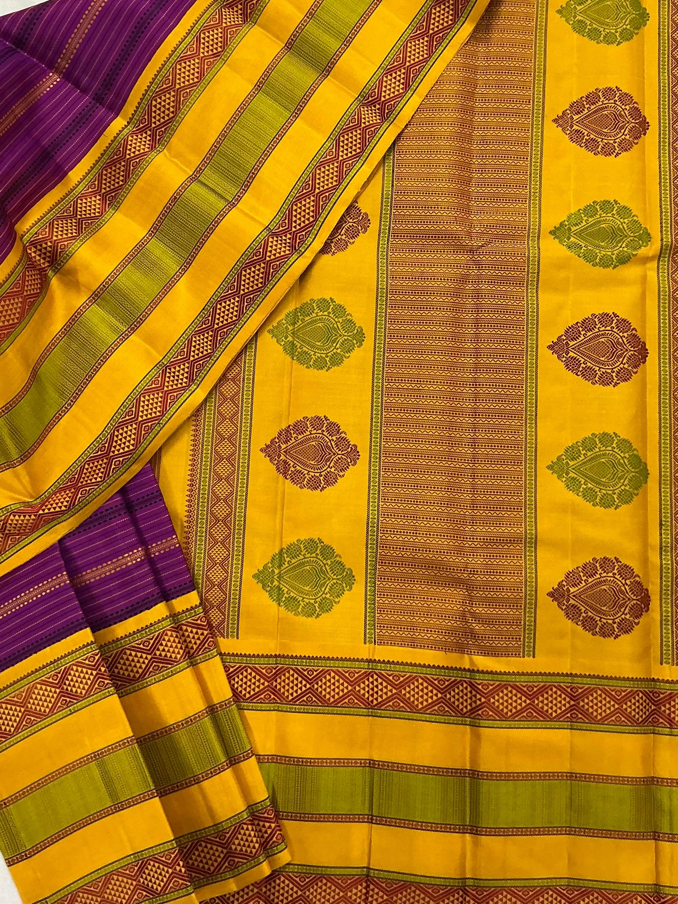 No Zari Korvai Kanjivaram Silk
