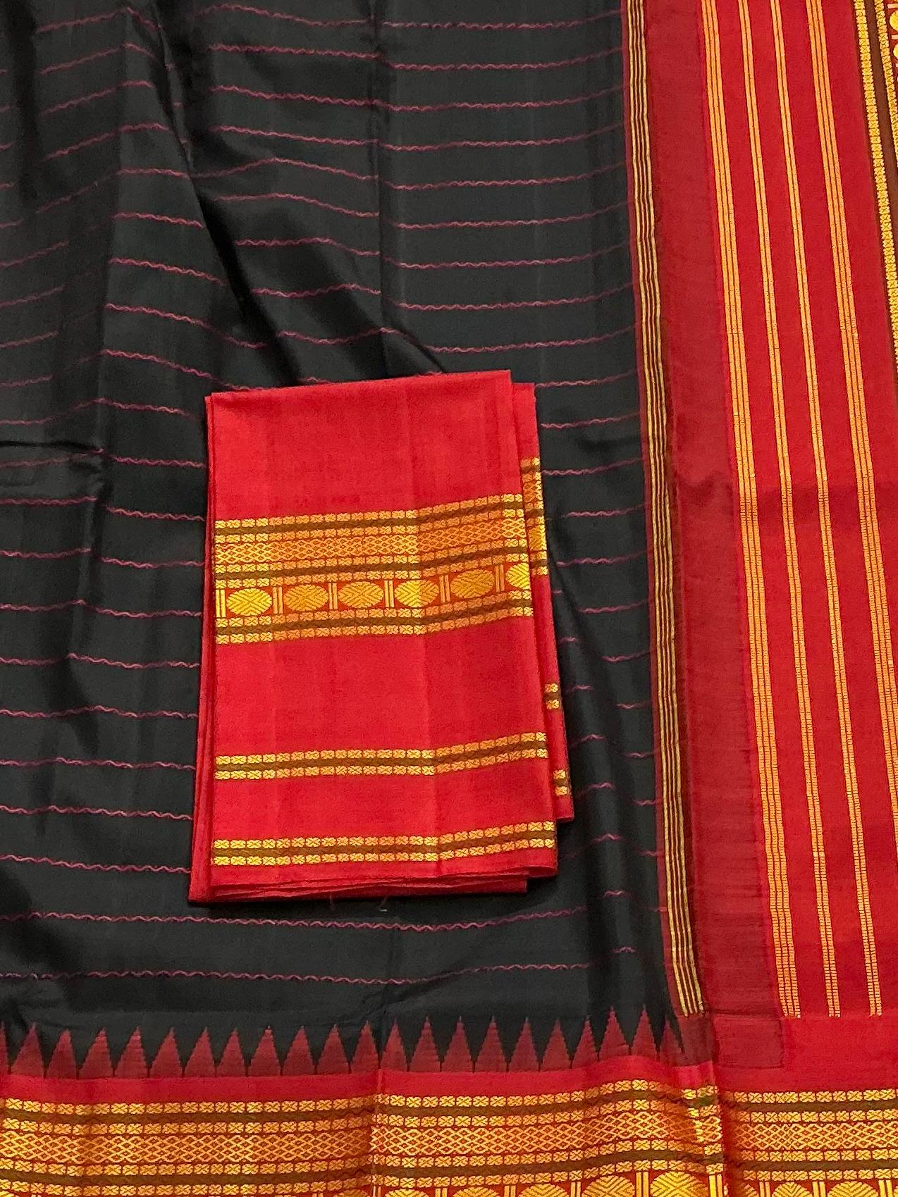 No Zari Korvai Kanjivaram Silk