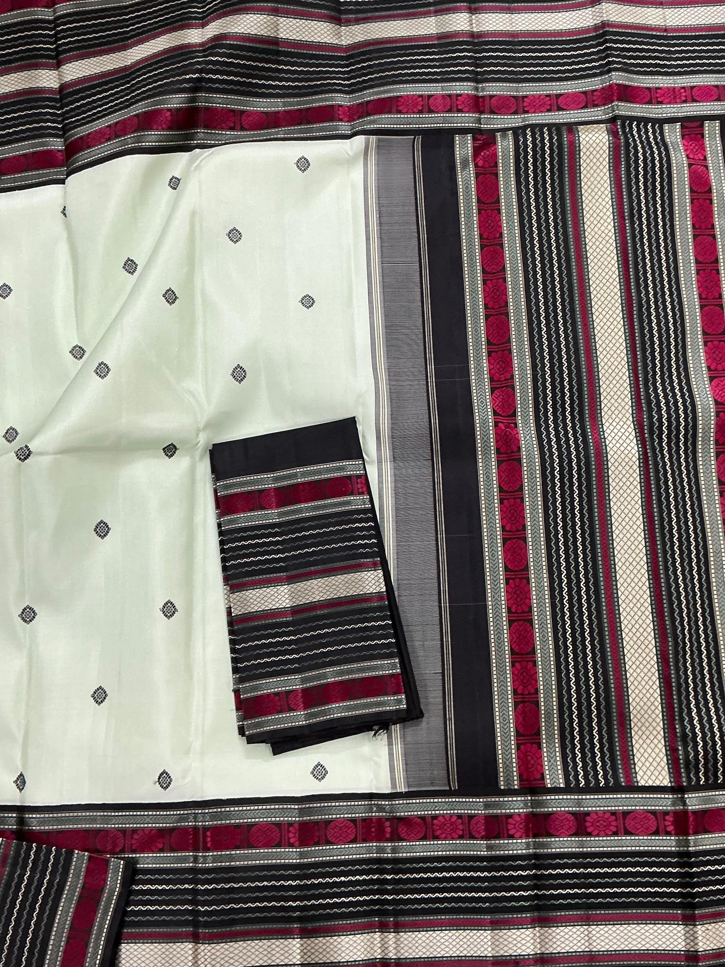 No Zari Korvai Kanjivaram Silk