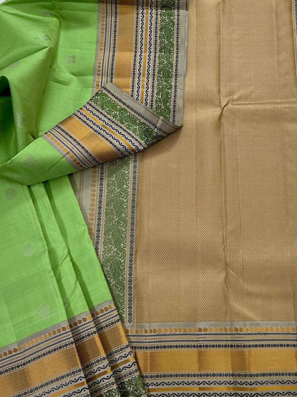 No Zari Korvai Kanjivaram Silk