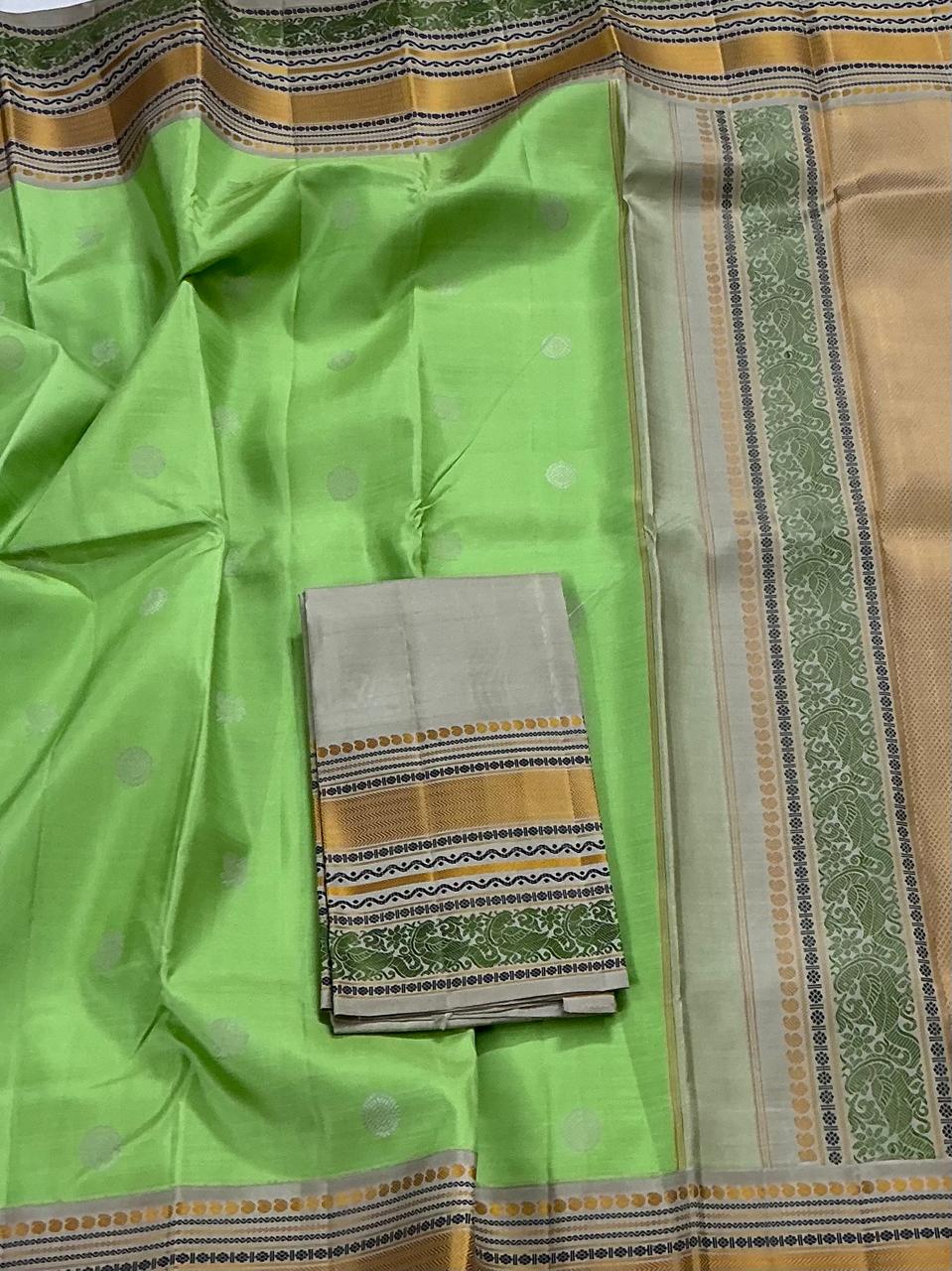 No Zari Korvai Kanjivaram Silk