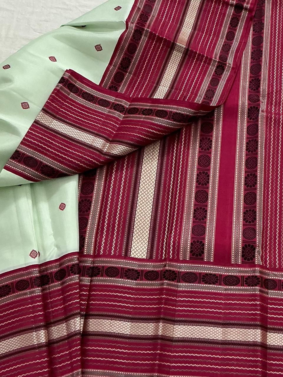 No Zari Korvai Kanjivaram Silk