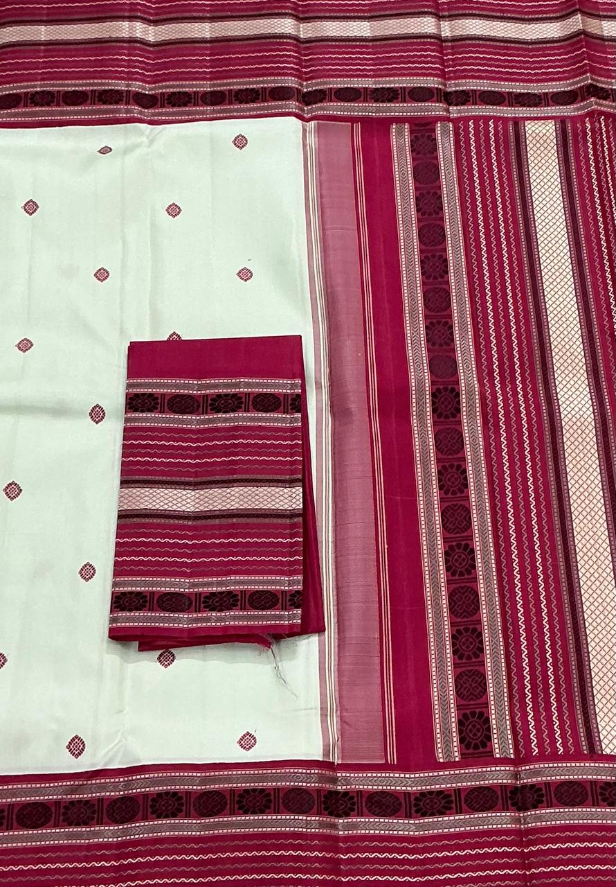 No Zari Korvai Kanjivaram Silk