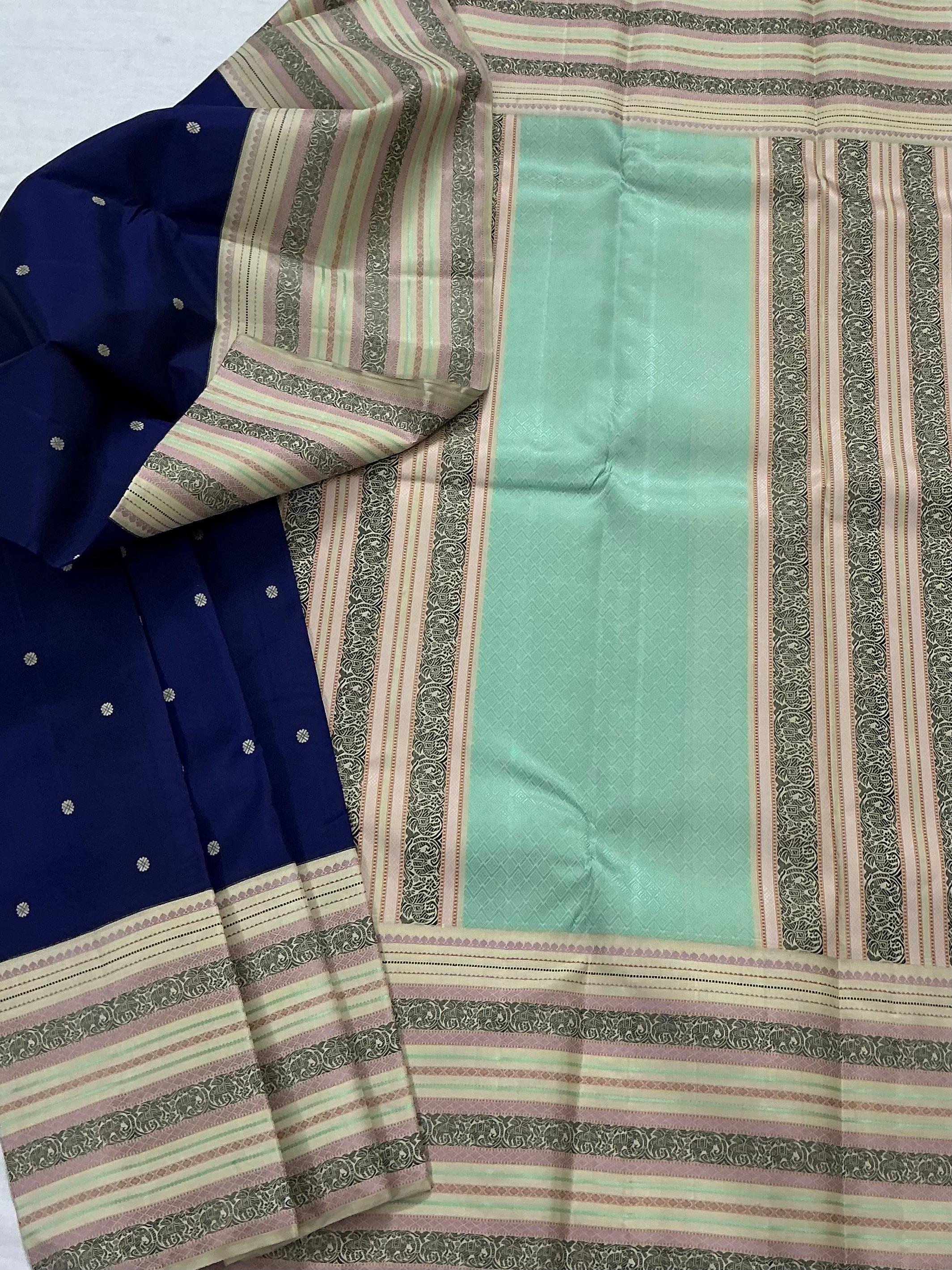 No Zari Korvai Kanjivaram Silk