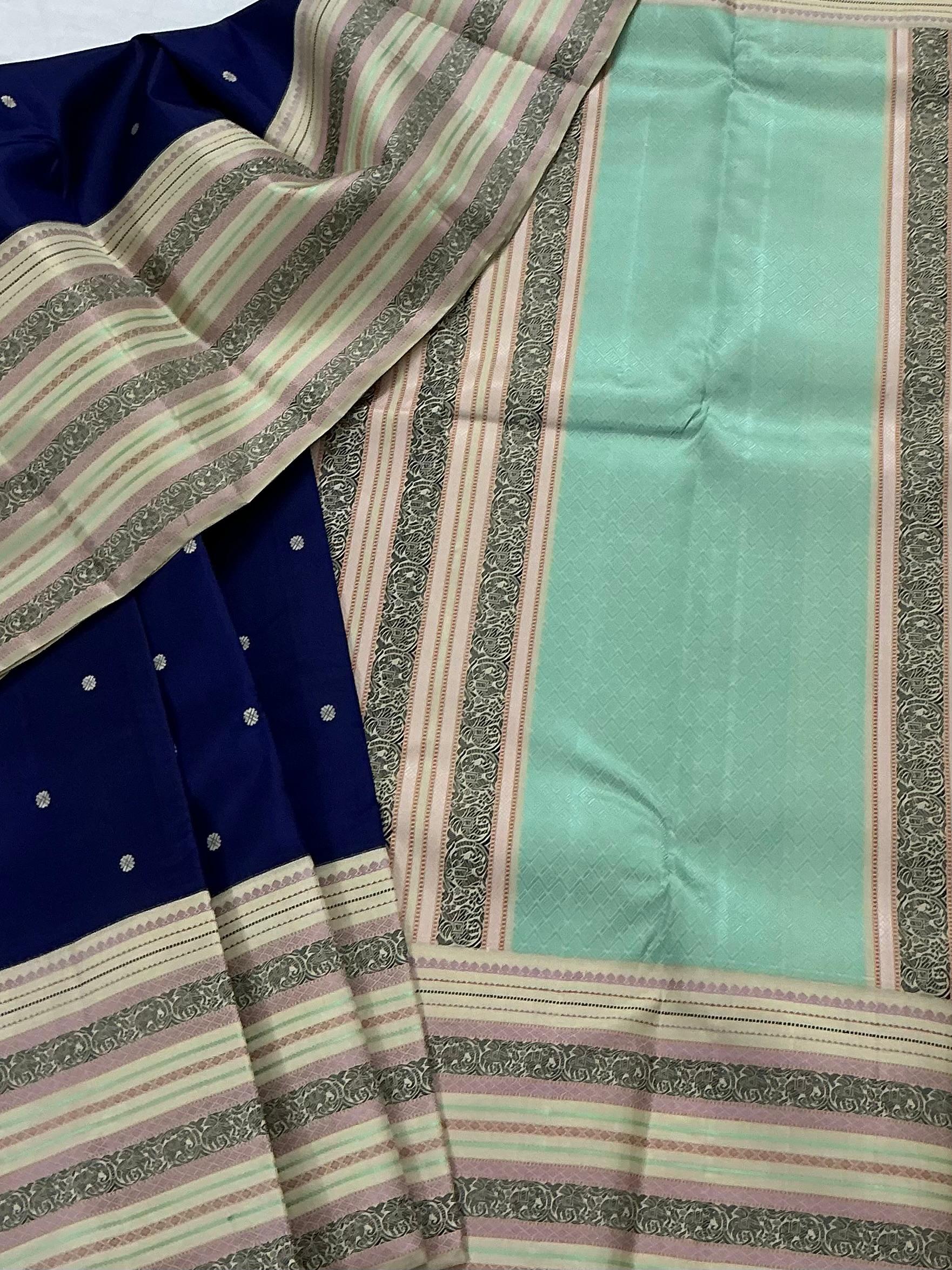 No Zari Korvai Kanjivaram Silk
