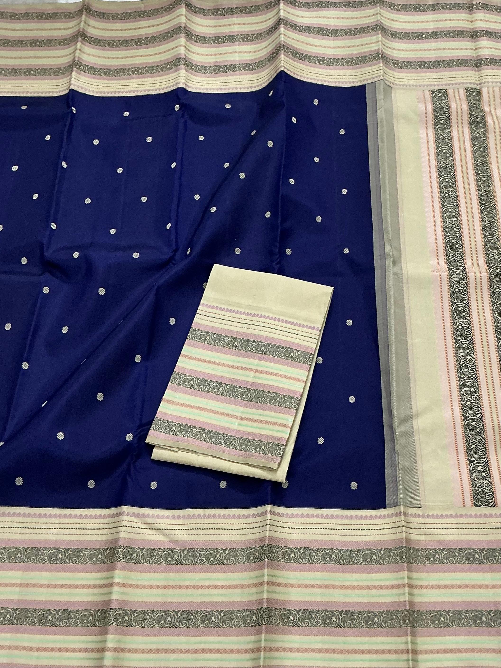No Zari Korvai Kanjivaram Silk