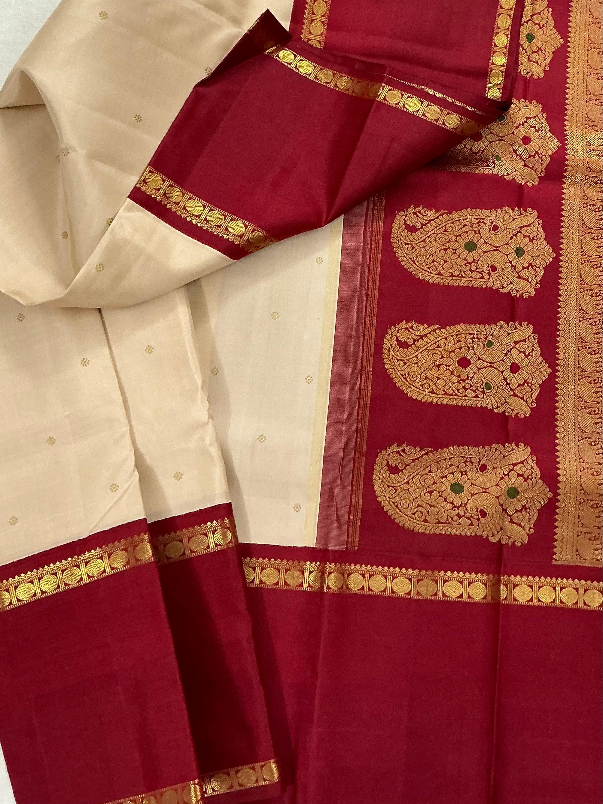 MYTHILI : Korvai Kanjivaram Silk