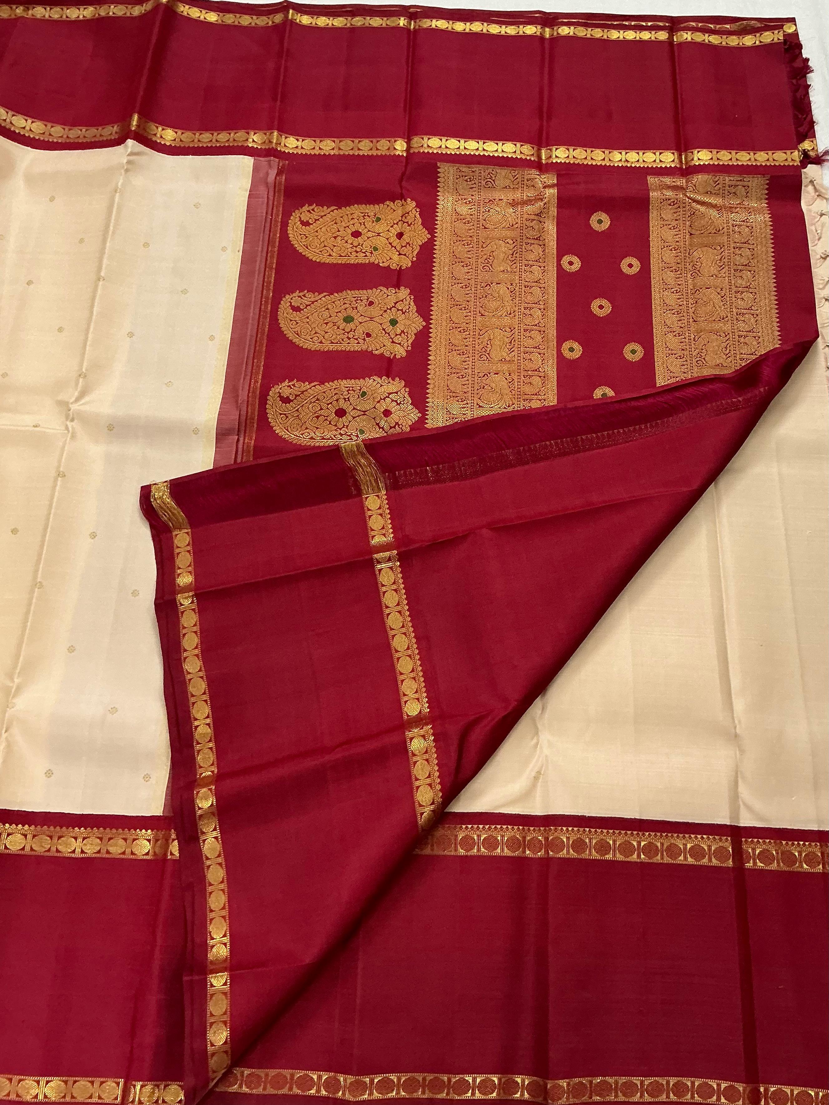 MYTHILI : Korvai Kanjivaram Silk