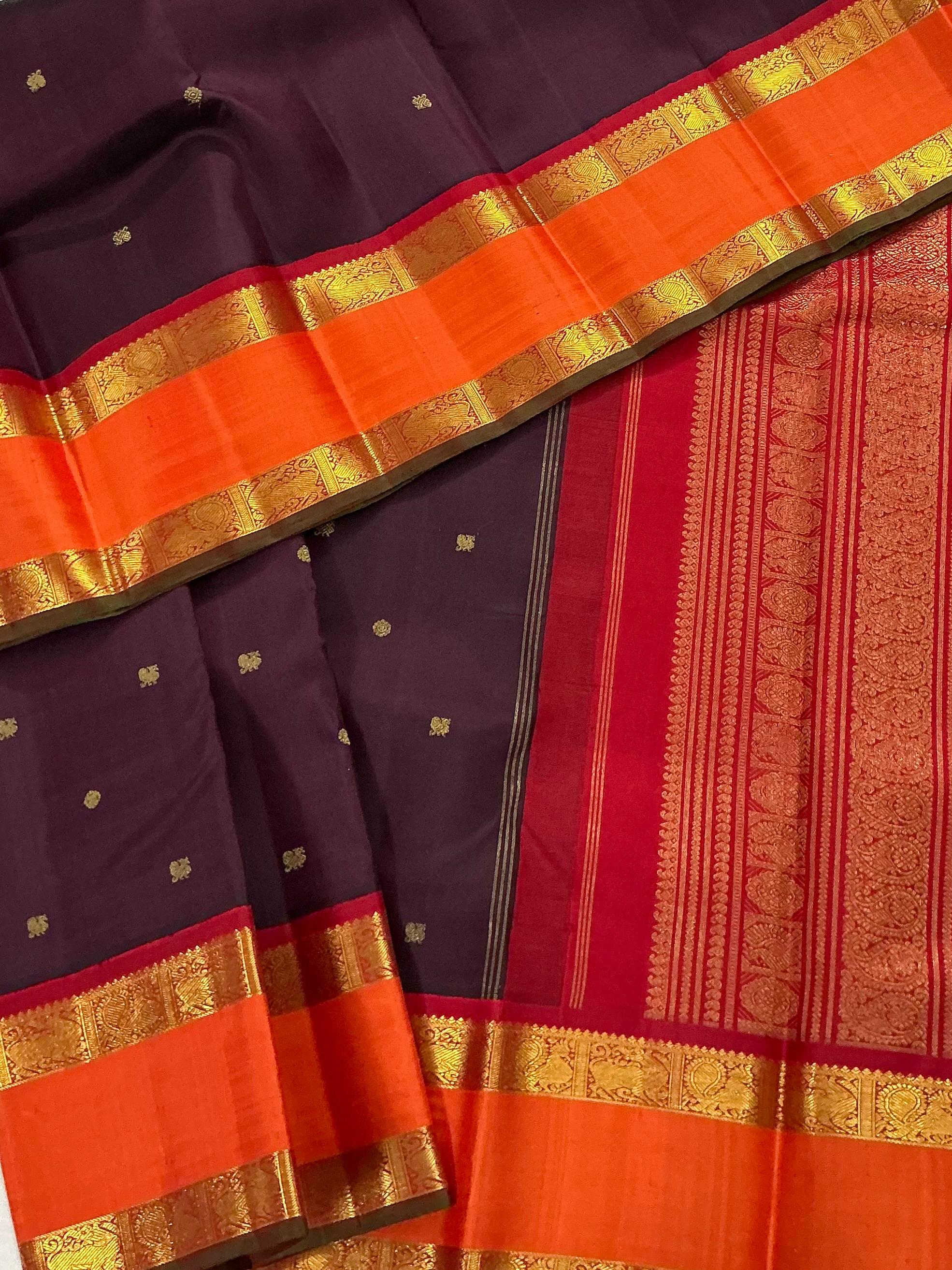 MYTHILI : Korvai Kanjivaram Silk