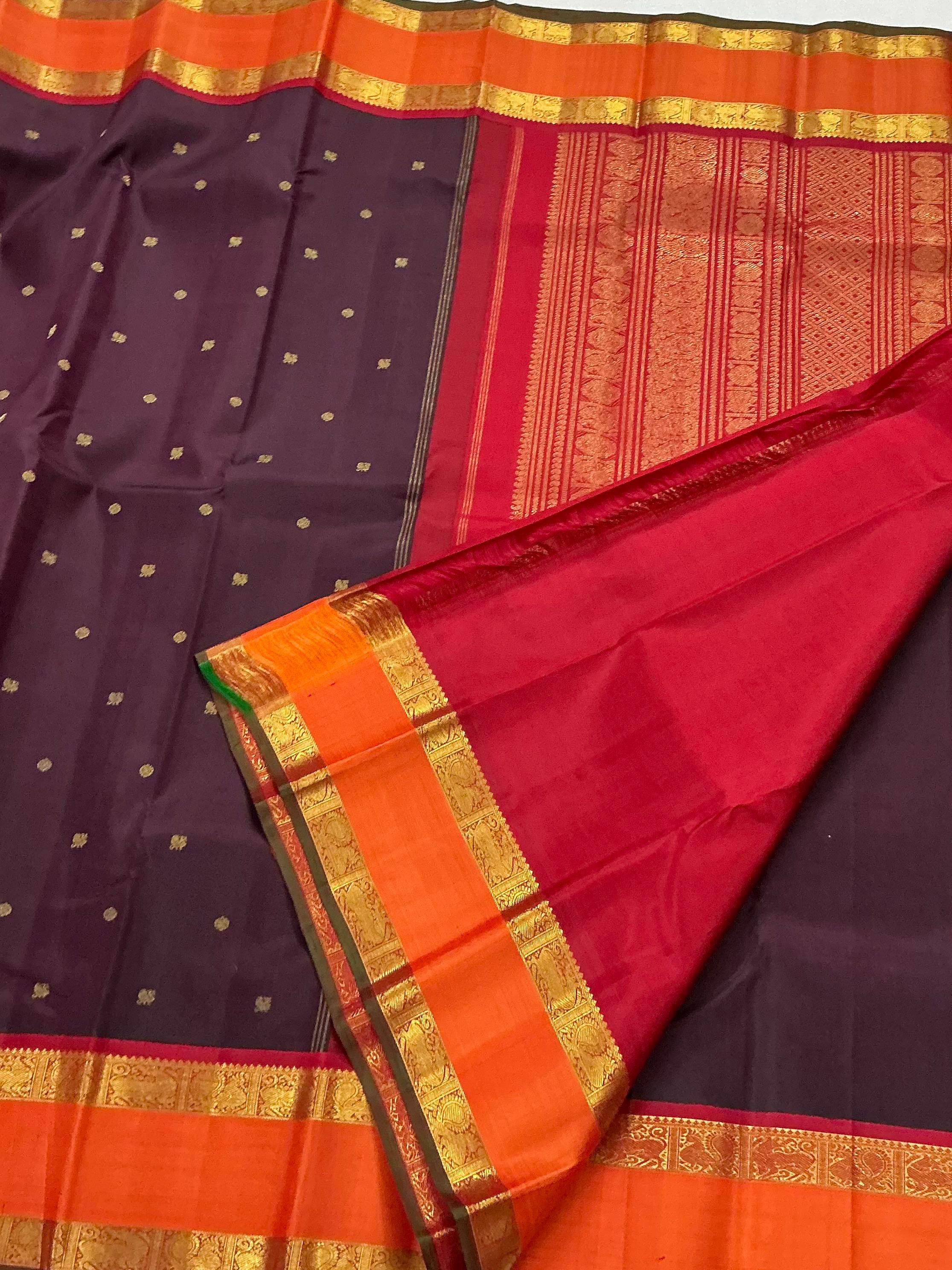 MYTHILI : Korvai Kanjivaram Silk