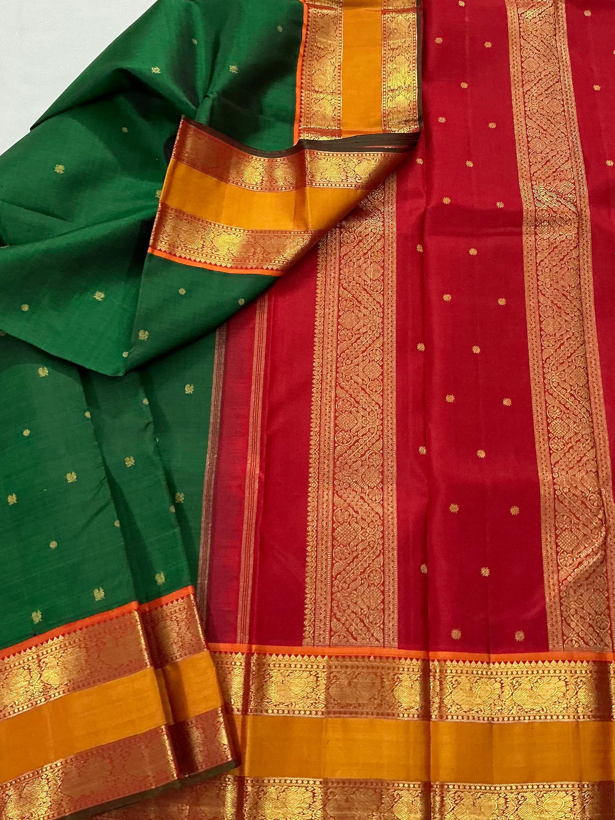 MYTHILI : Korvai Kanjivaram Silk