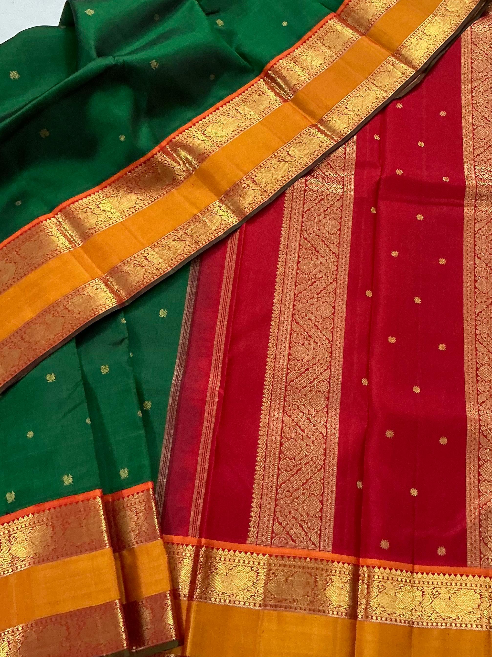 MYTHILI : Korvai Kanjivaram Silk
