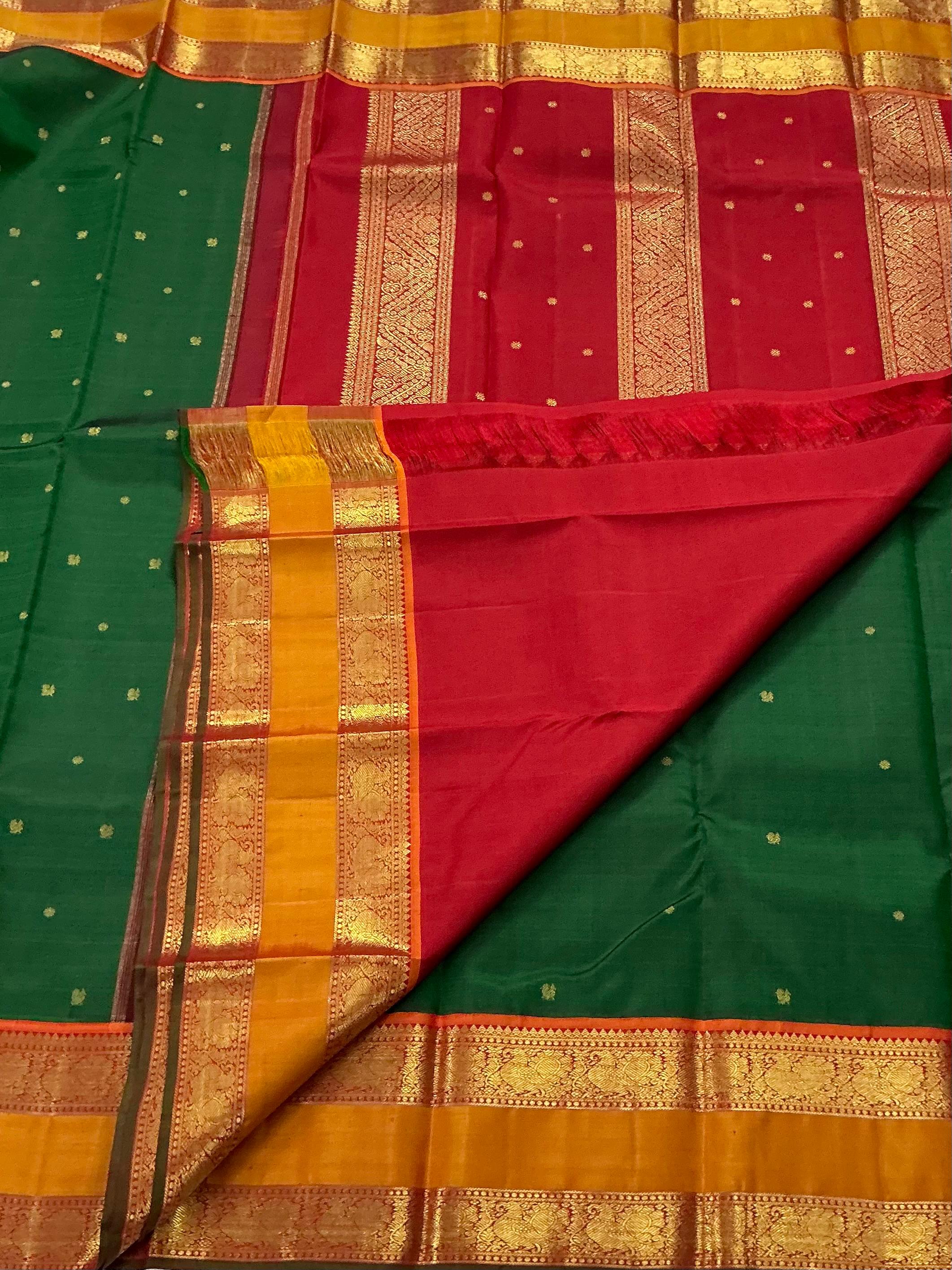 MYTHILI : Korvai Kanjivaram Silk