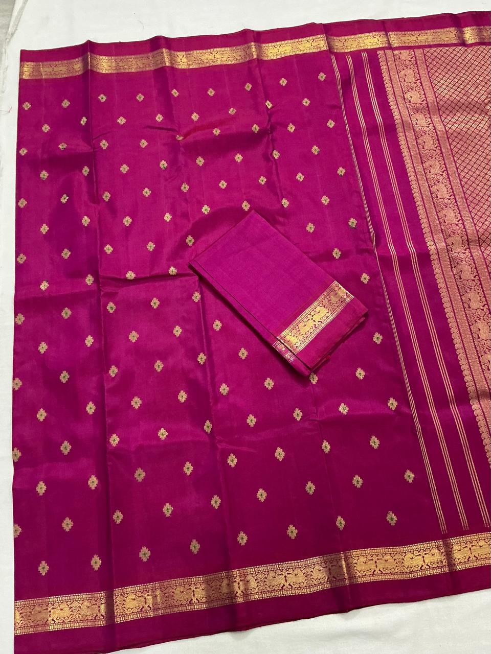SWARA  : Ruby Pink Jewel tone