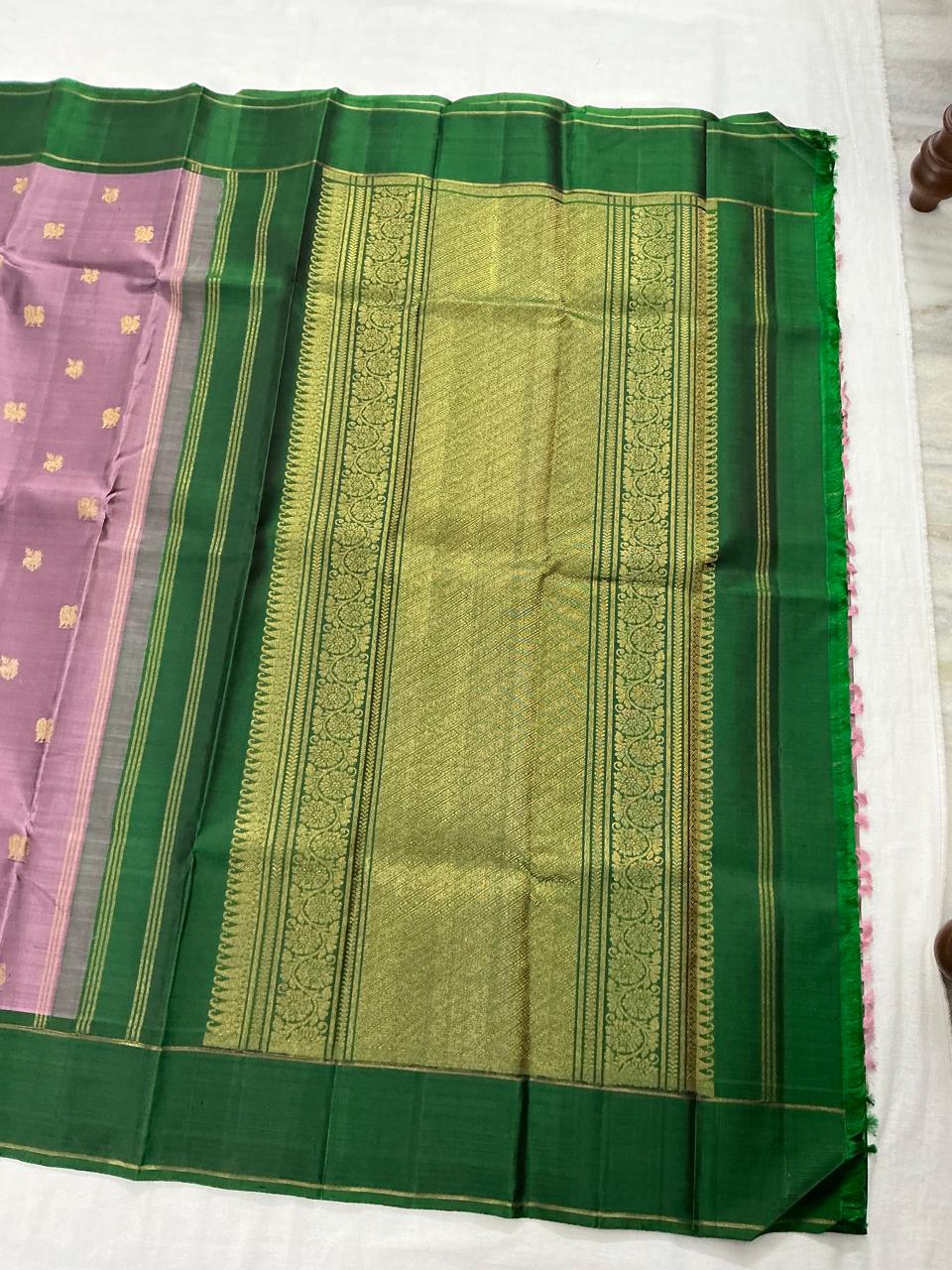 SWARA  : Mauve & Green