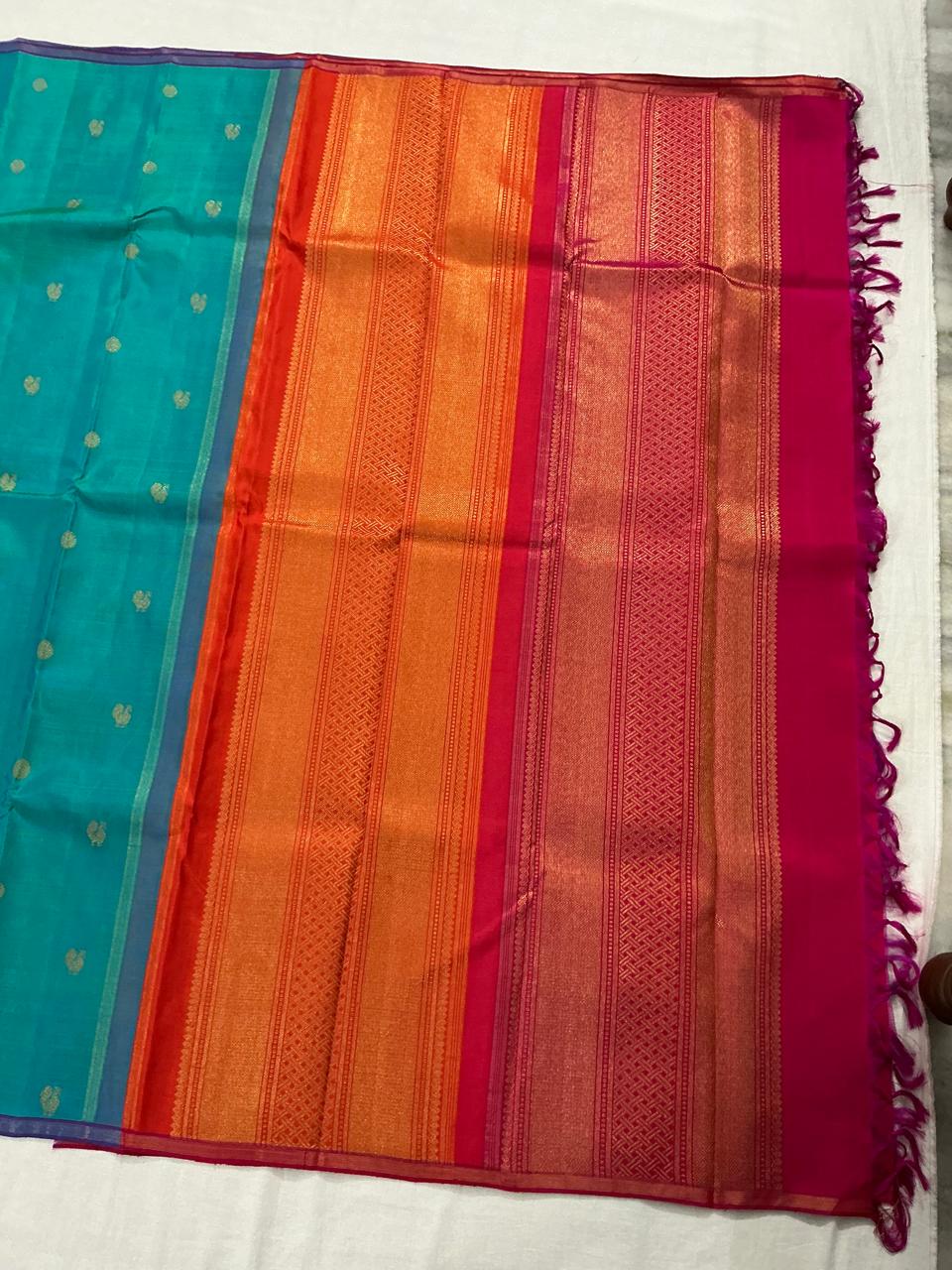 SWARA  : Borderless (Jewel tone blue)