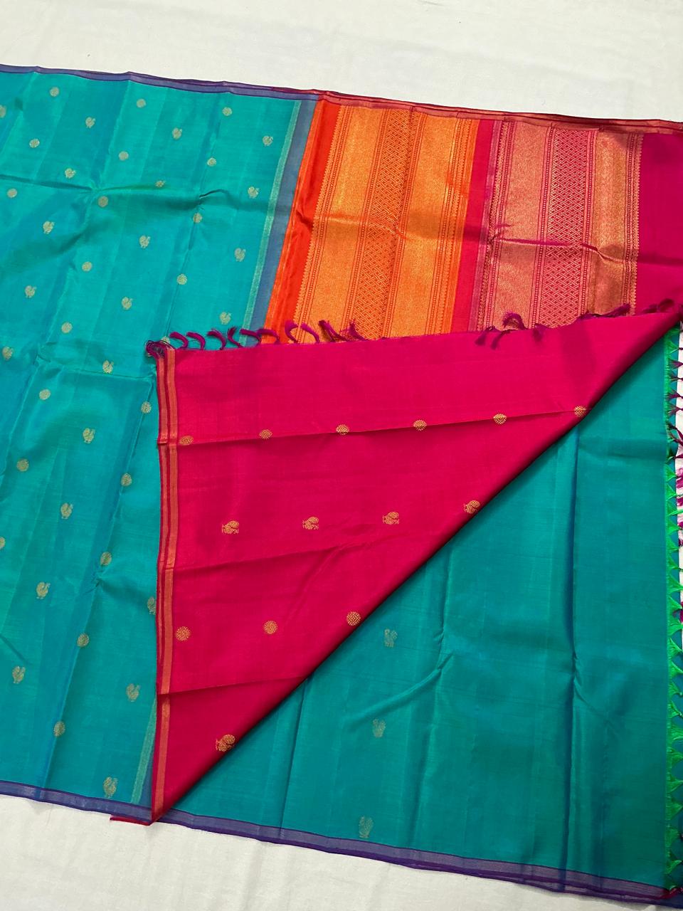 SWARA  : Borderless (Jewel tone blue)