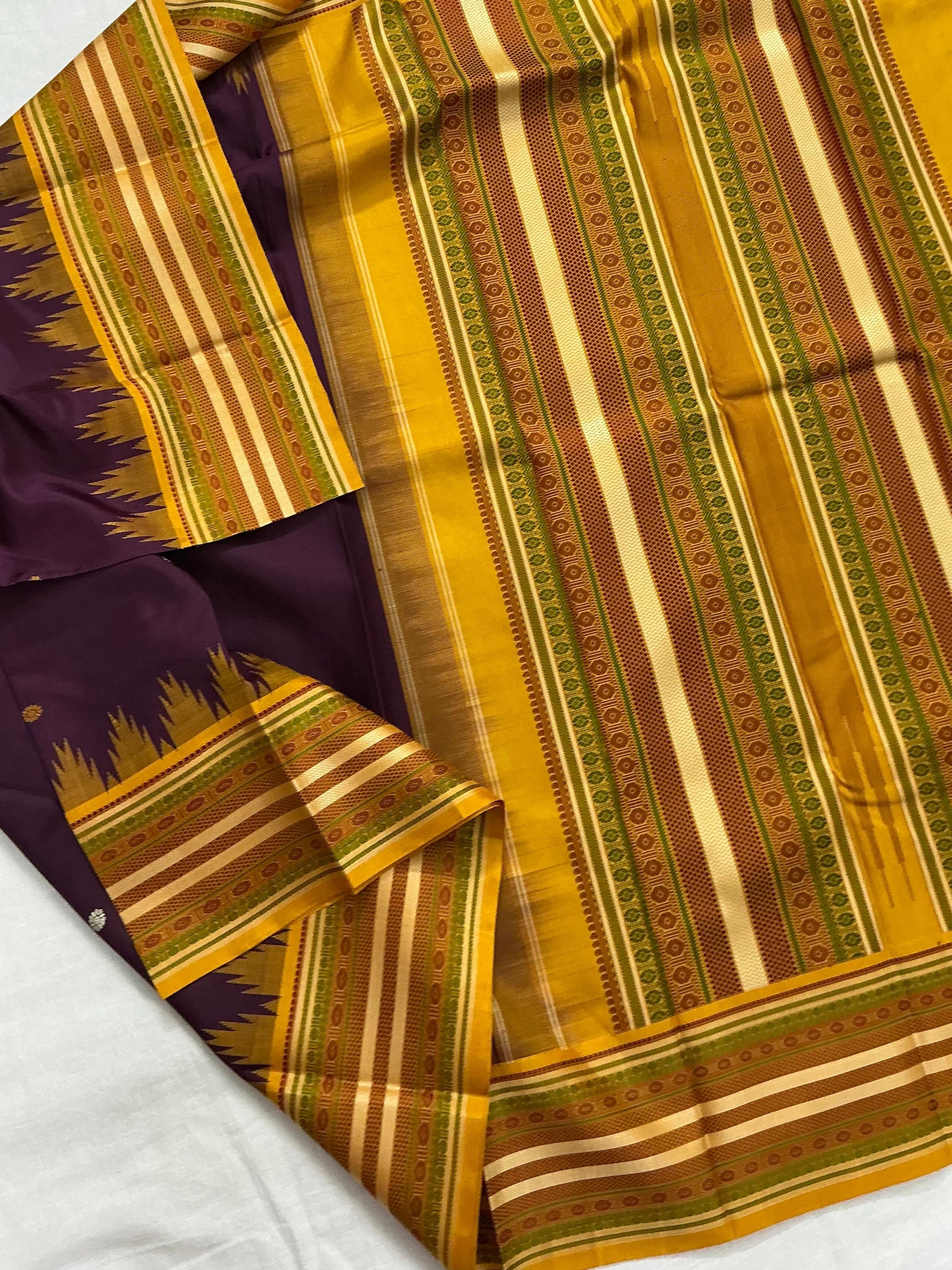 No Zari Korvai Kanjivaram Silk