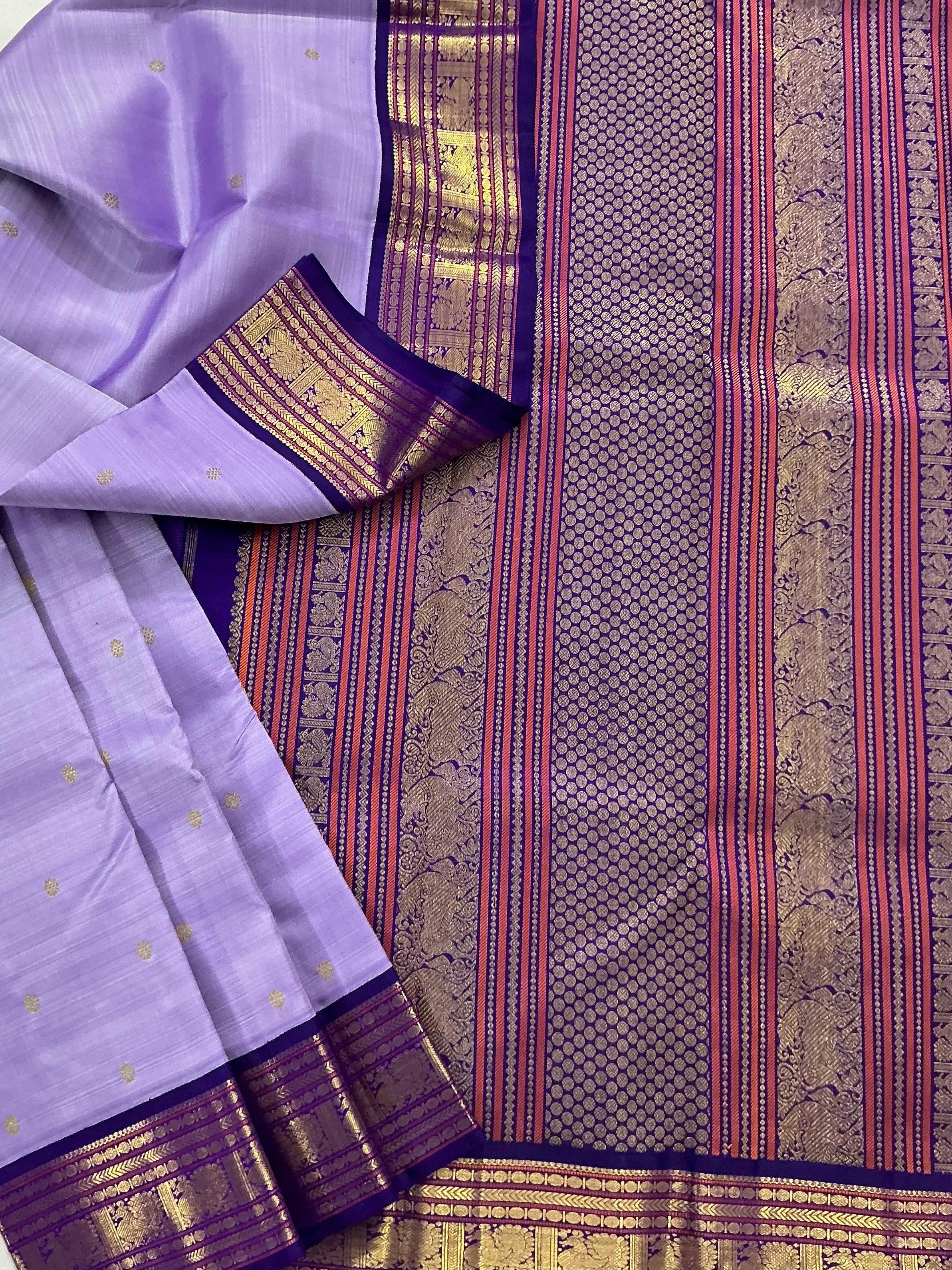 MYTHILI : Vintage Inspired Korvai Kanjivaram (December Poo)