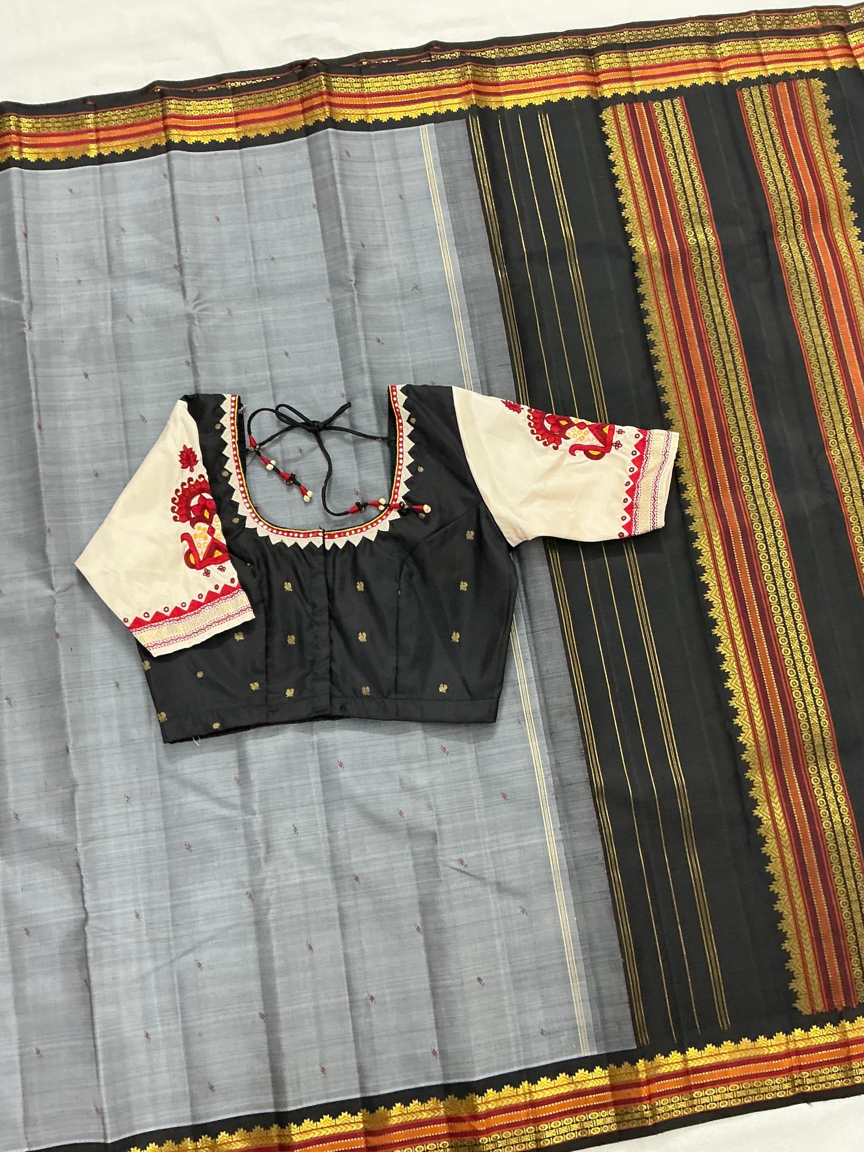 Handcrafted Ready to Wear Blouse - Kanjivaram Silk
