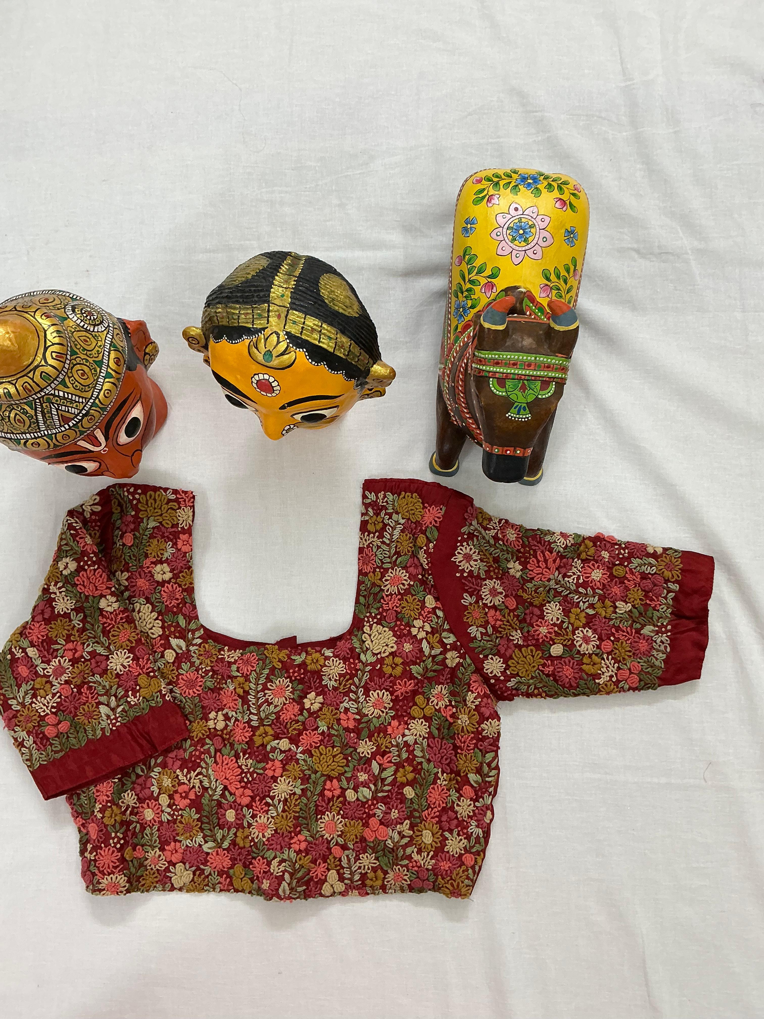 Handcrafted Ready to Wear Blouse - French Knot
