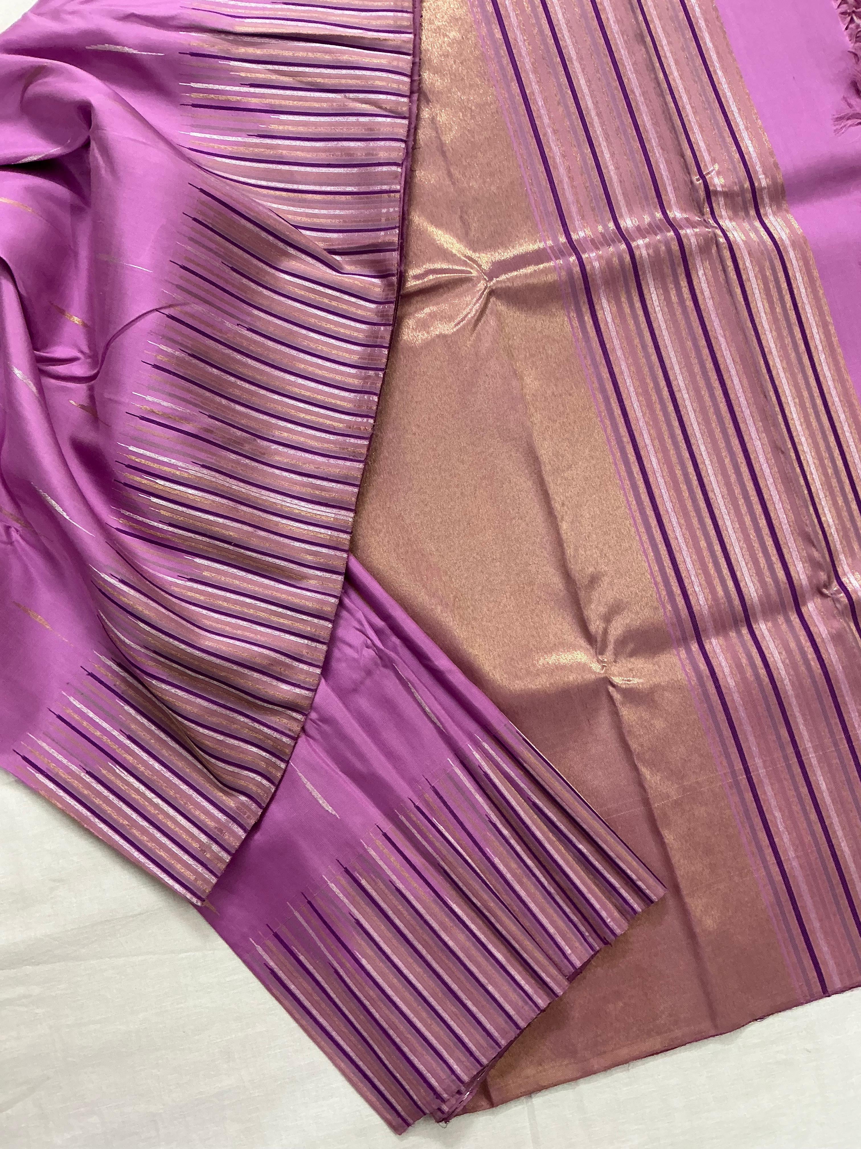 MYTHILI : 8 Kol Kanjivaram Silk (Lavender)