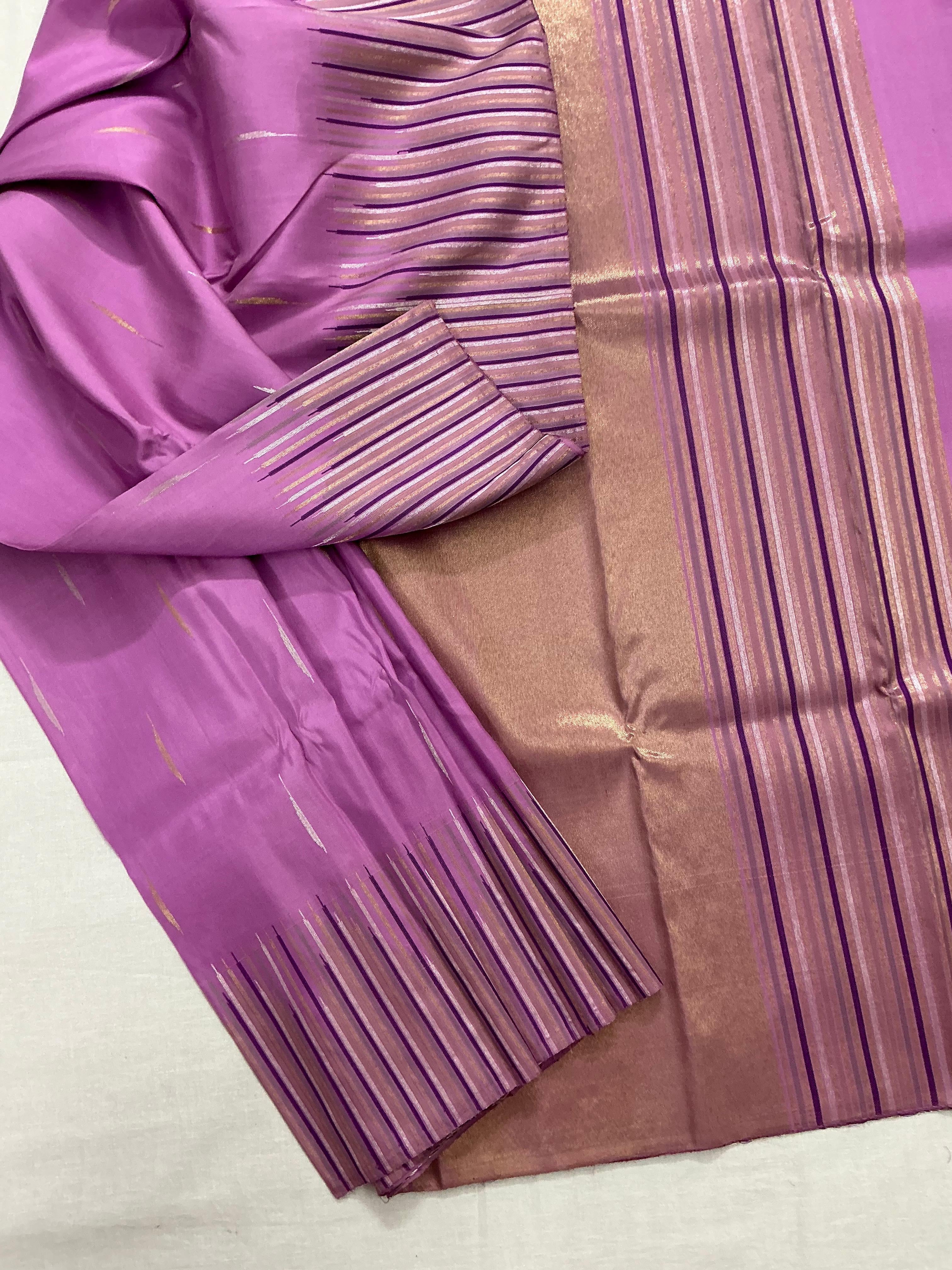 MYTHILI : 8 Kol Kanjivaram Silk (Lavender)